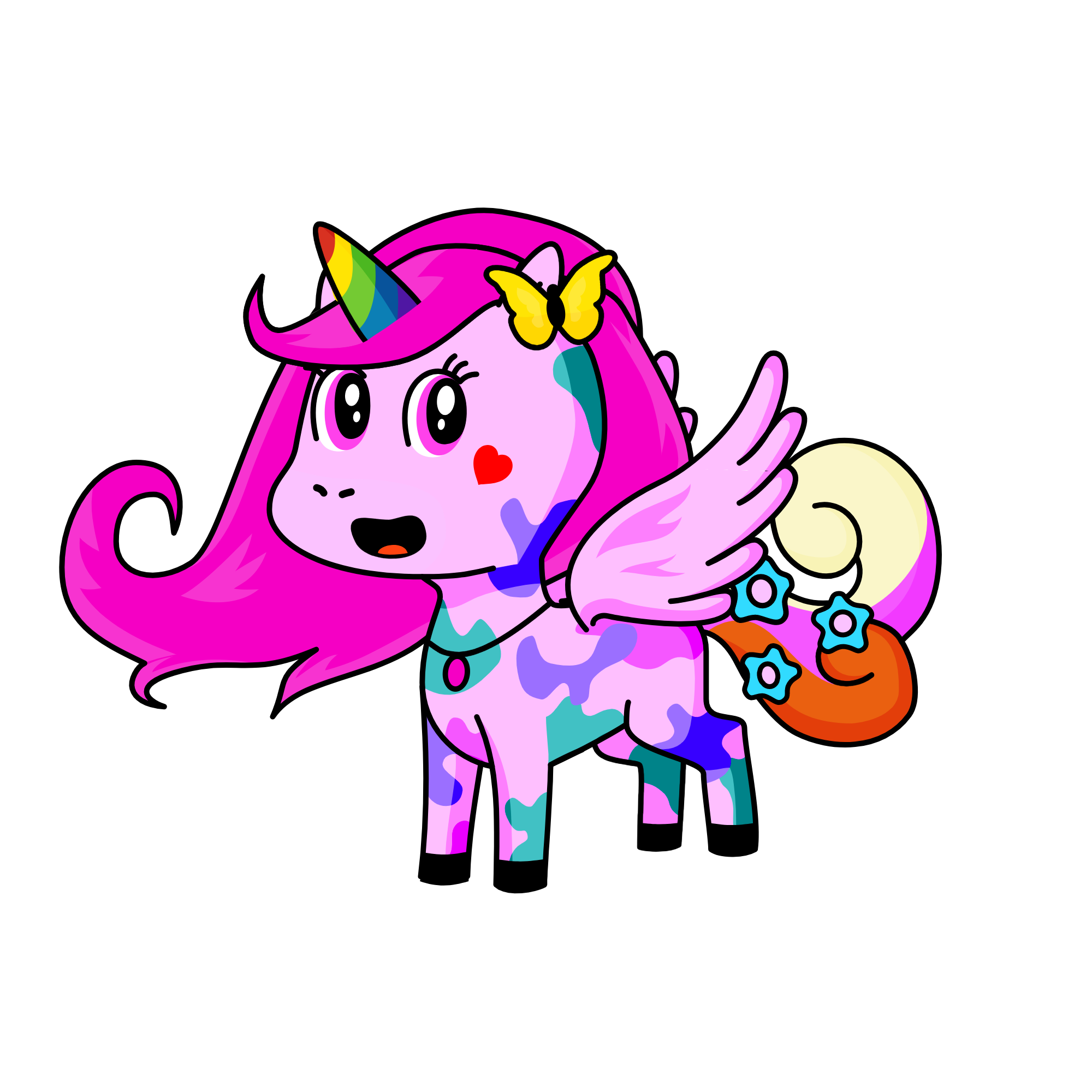Princess Beauti , the unicorn