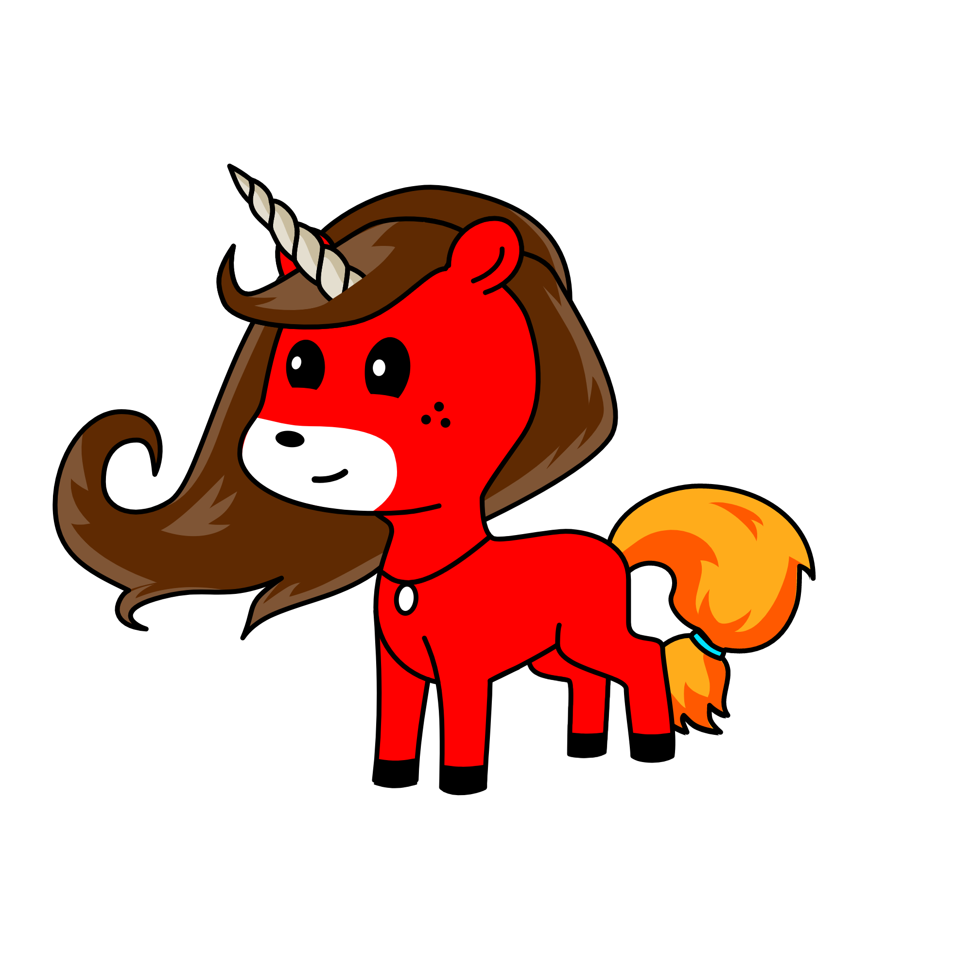 Snow uni, the unicorn