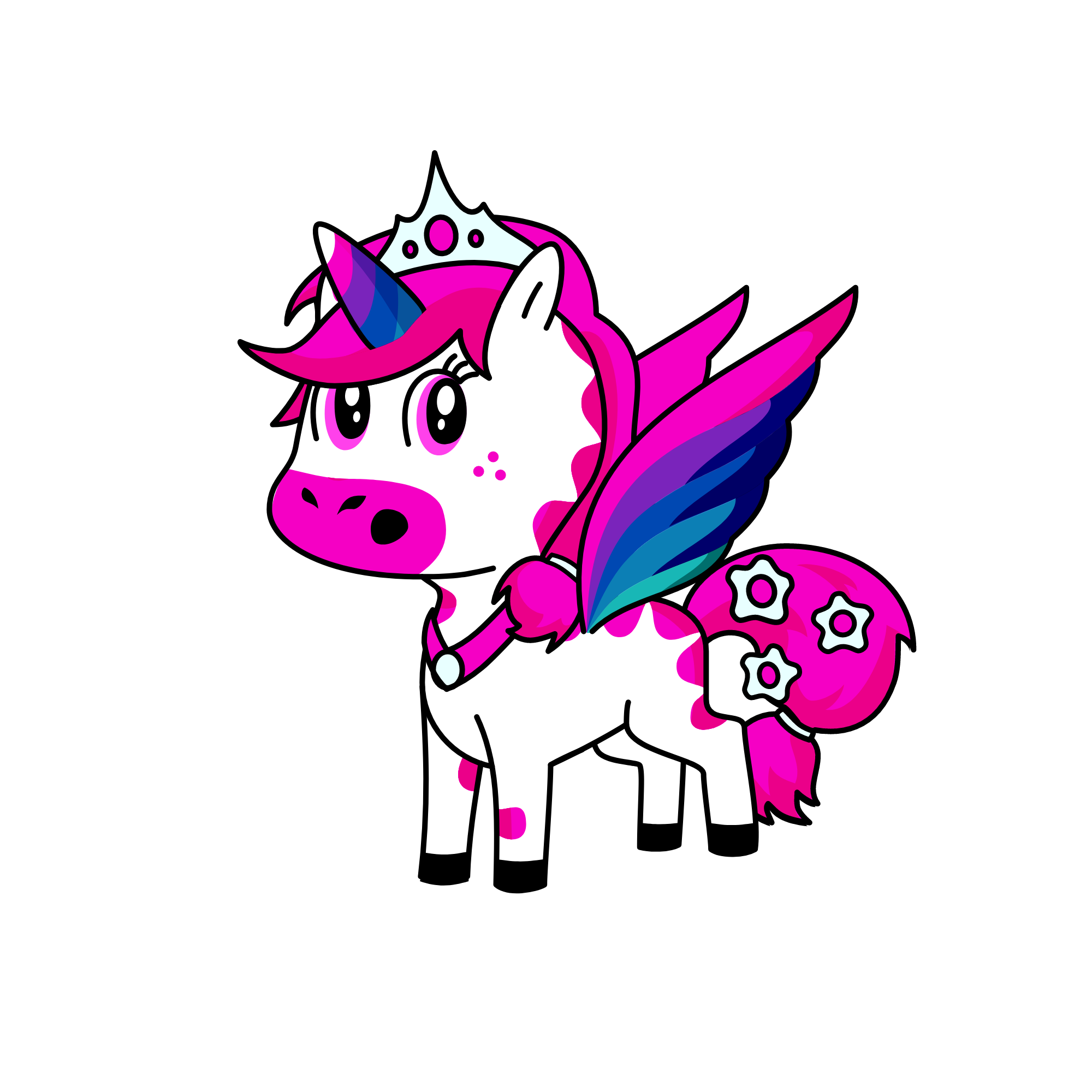 Queen Stella, the unicorn