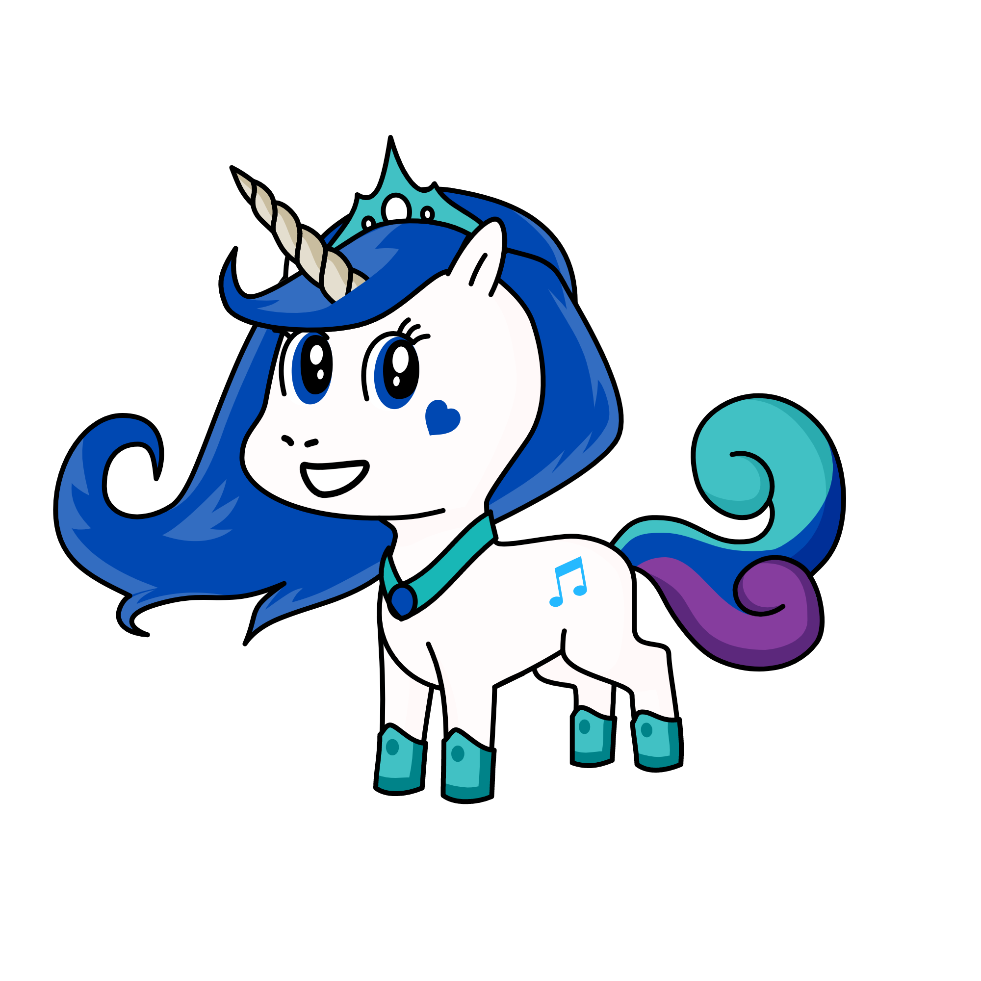 Sapphire Snowgem, the unicorn