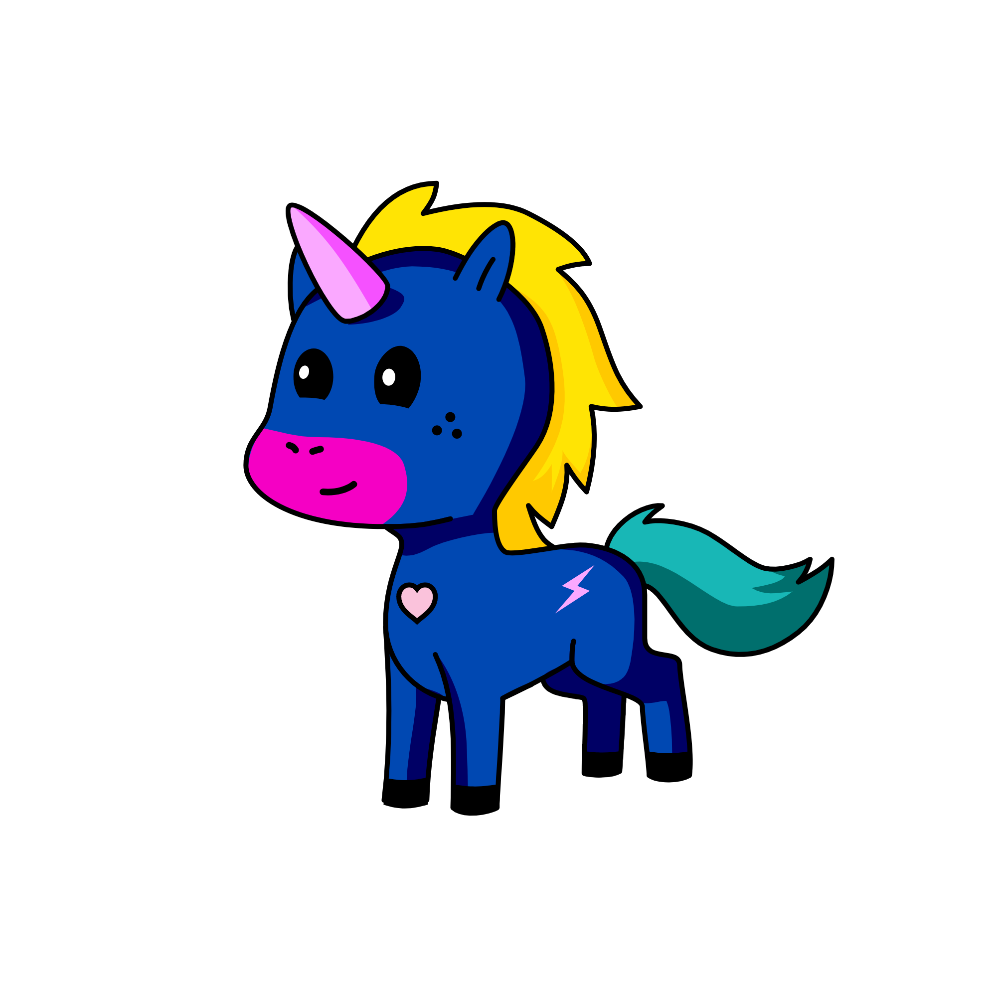 night power unicorn, the unicorn