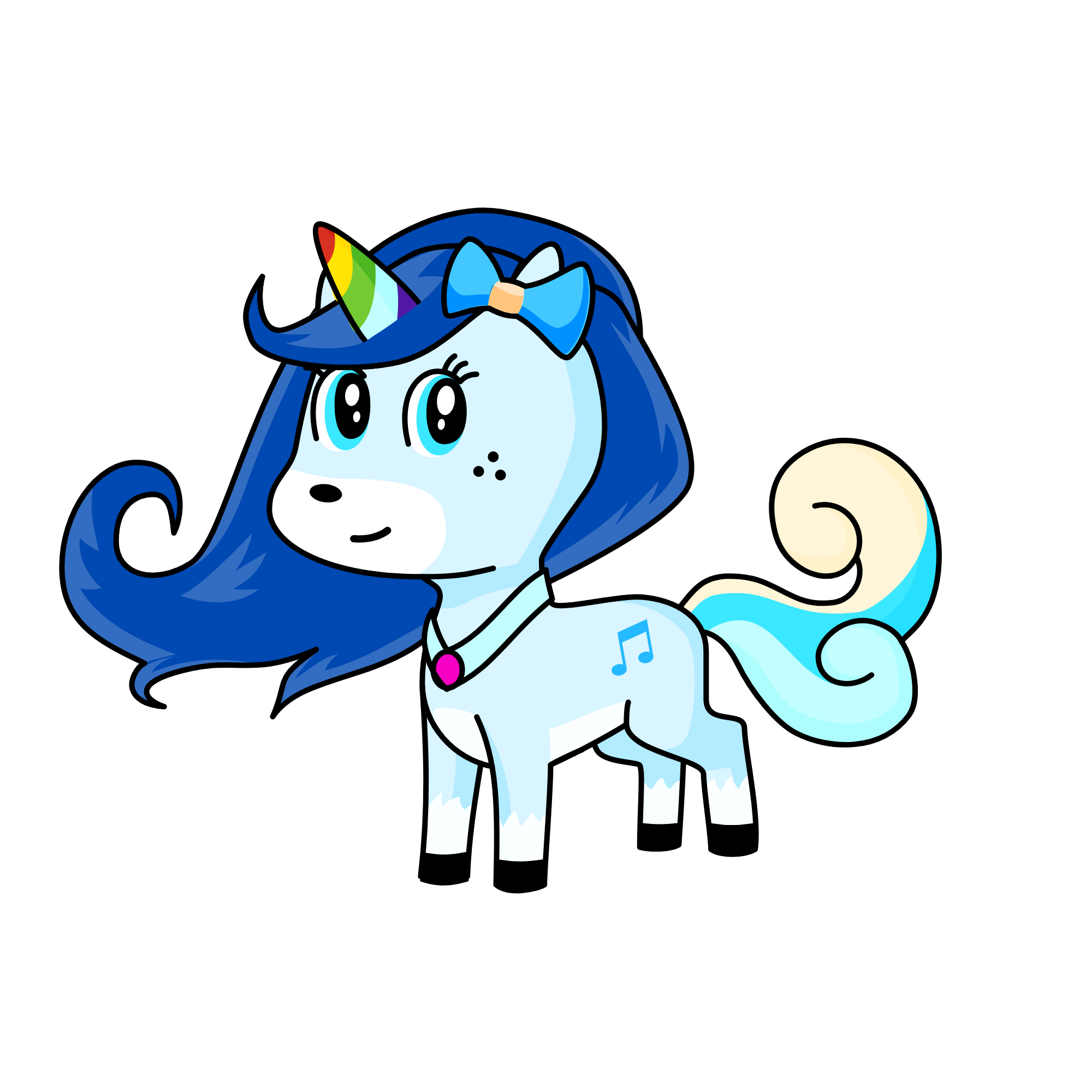 MELODY, the unicorn