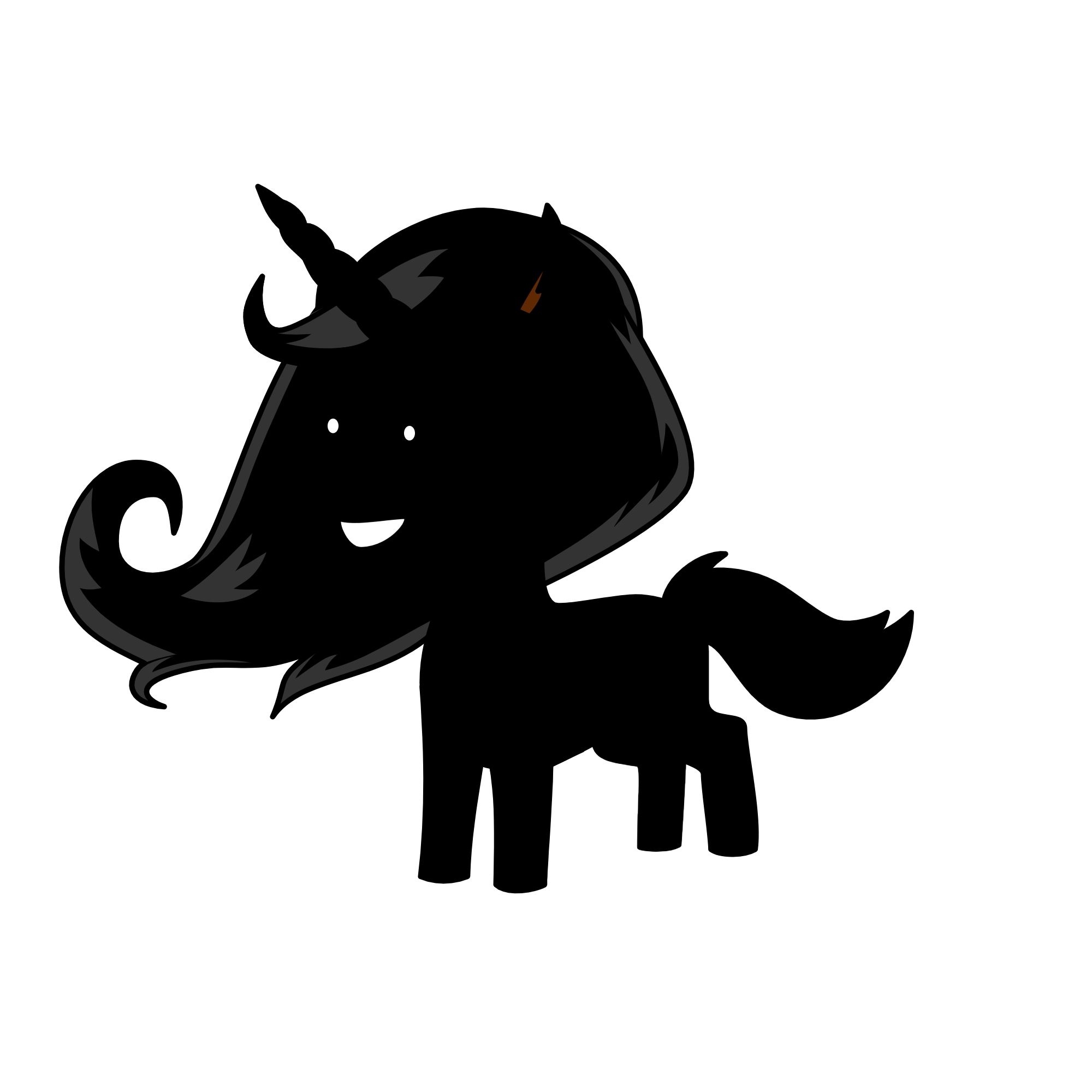 SHADOW OR THE GHOST CALL ME NIGHT MARE , the unicorn