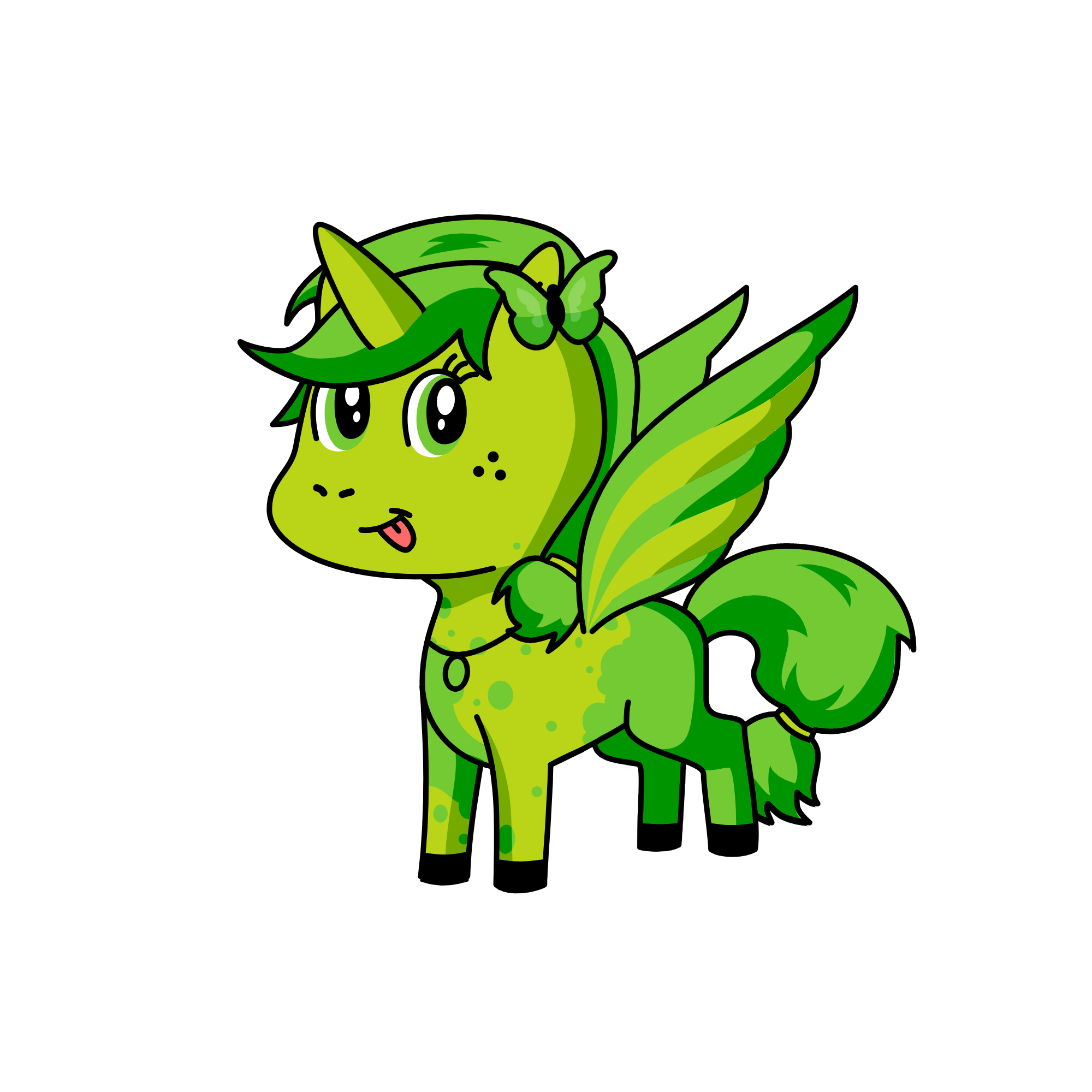 glitter, the unicorn