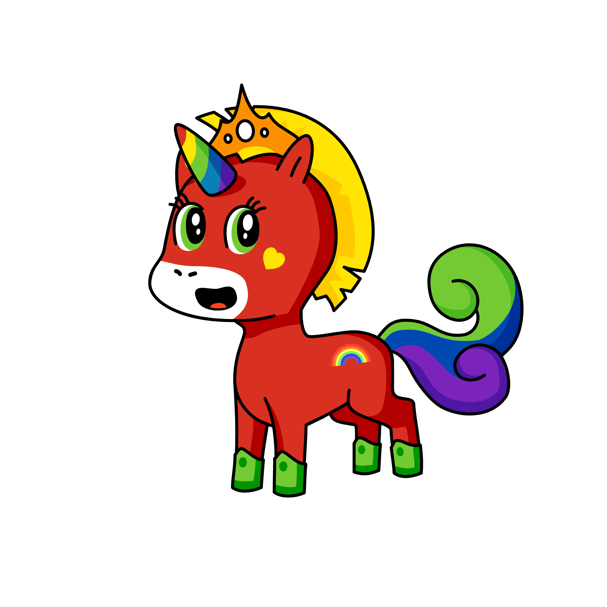 Gay, the unicorn