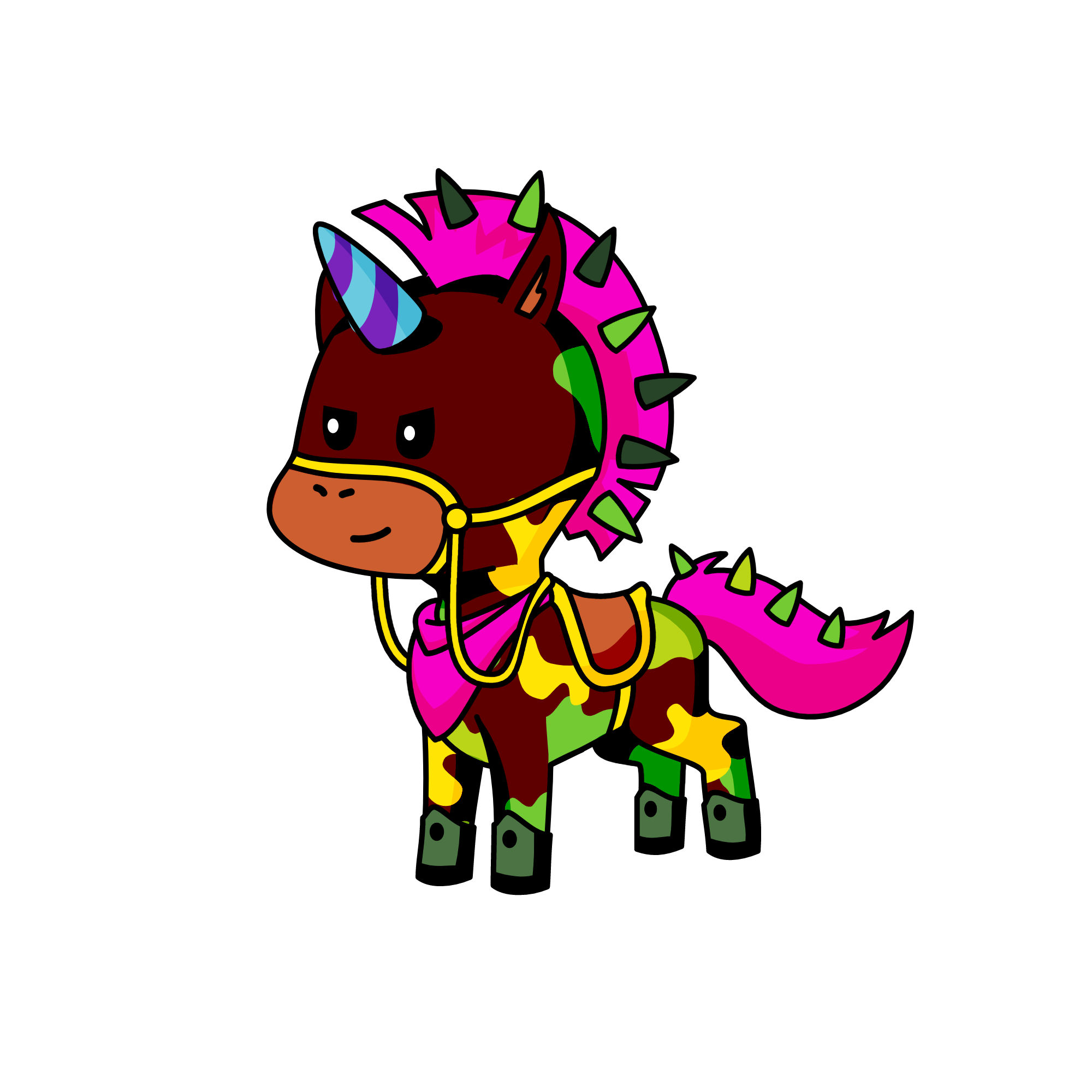 Brave unicorn, the unicorn