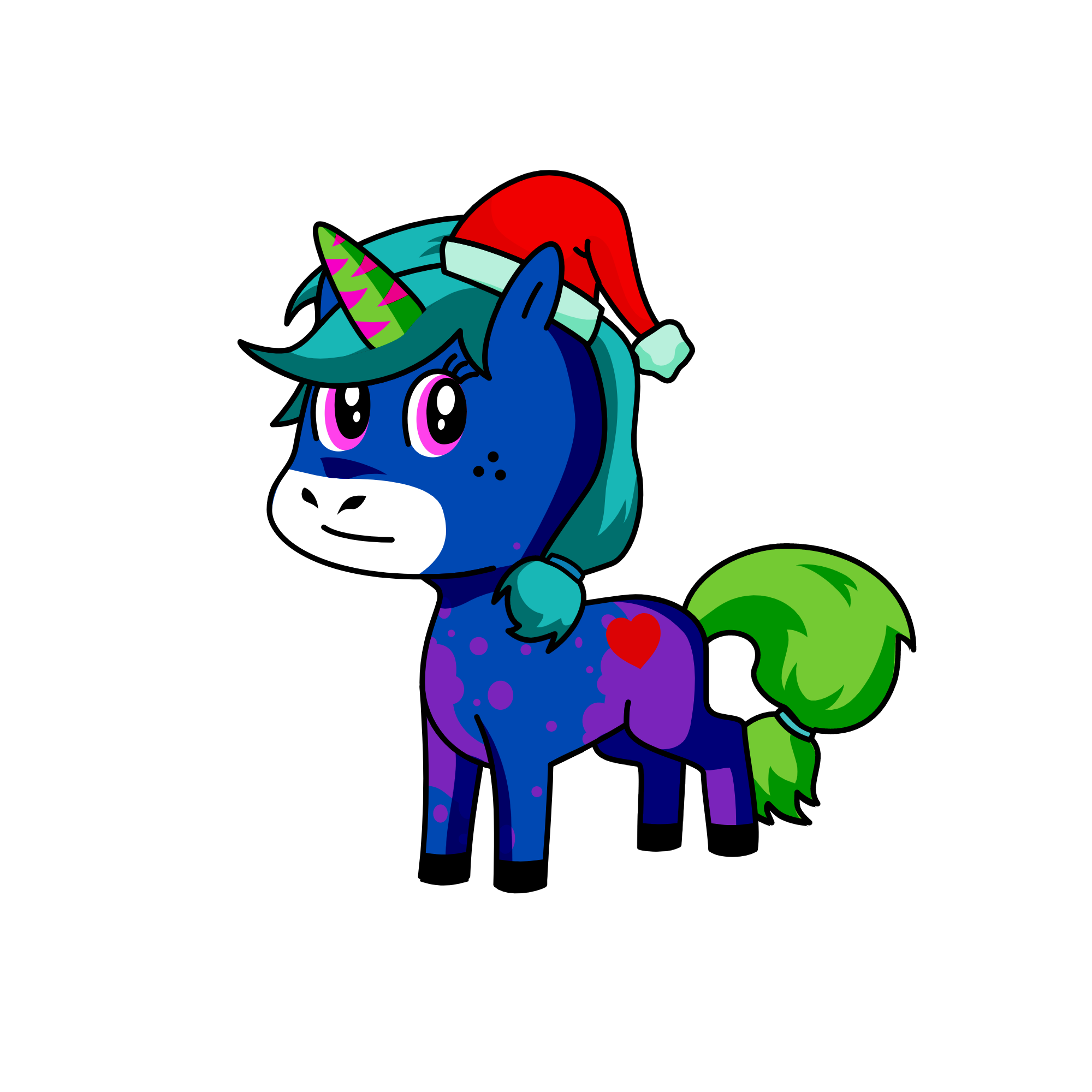 クク, the unicorn