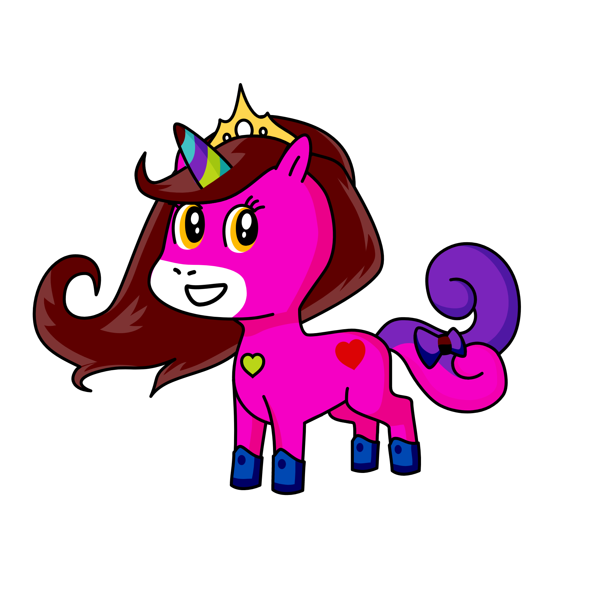 WINTER, the unicorn