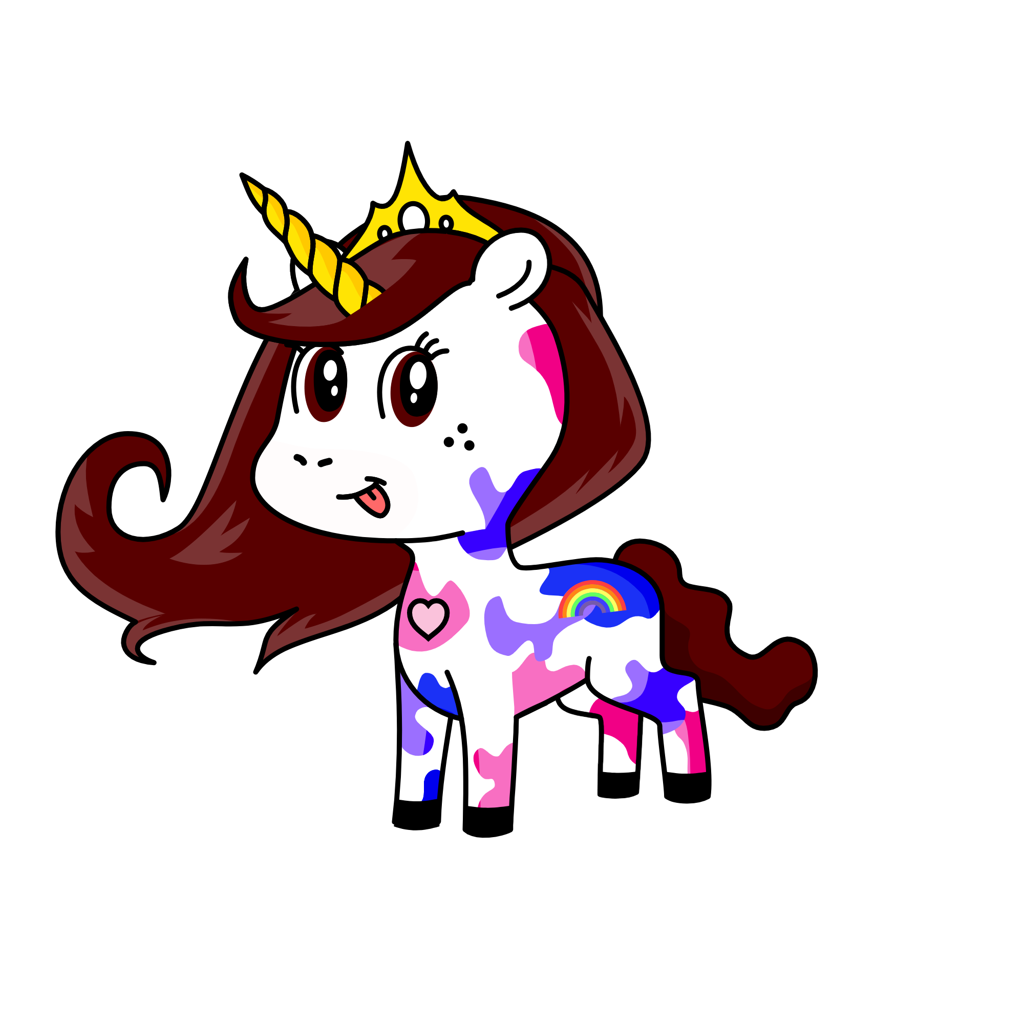 Candy, the unicorn