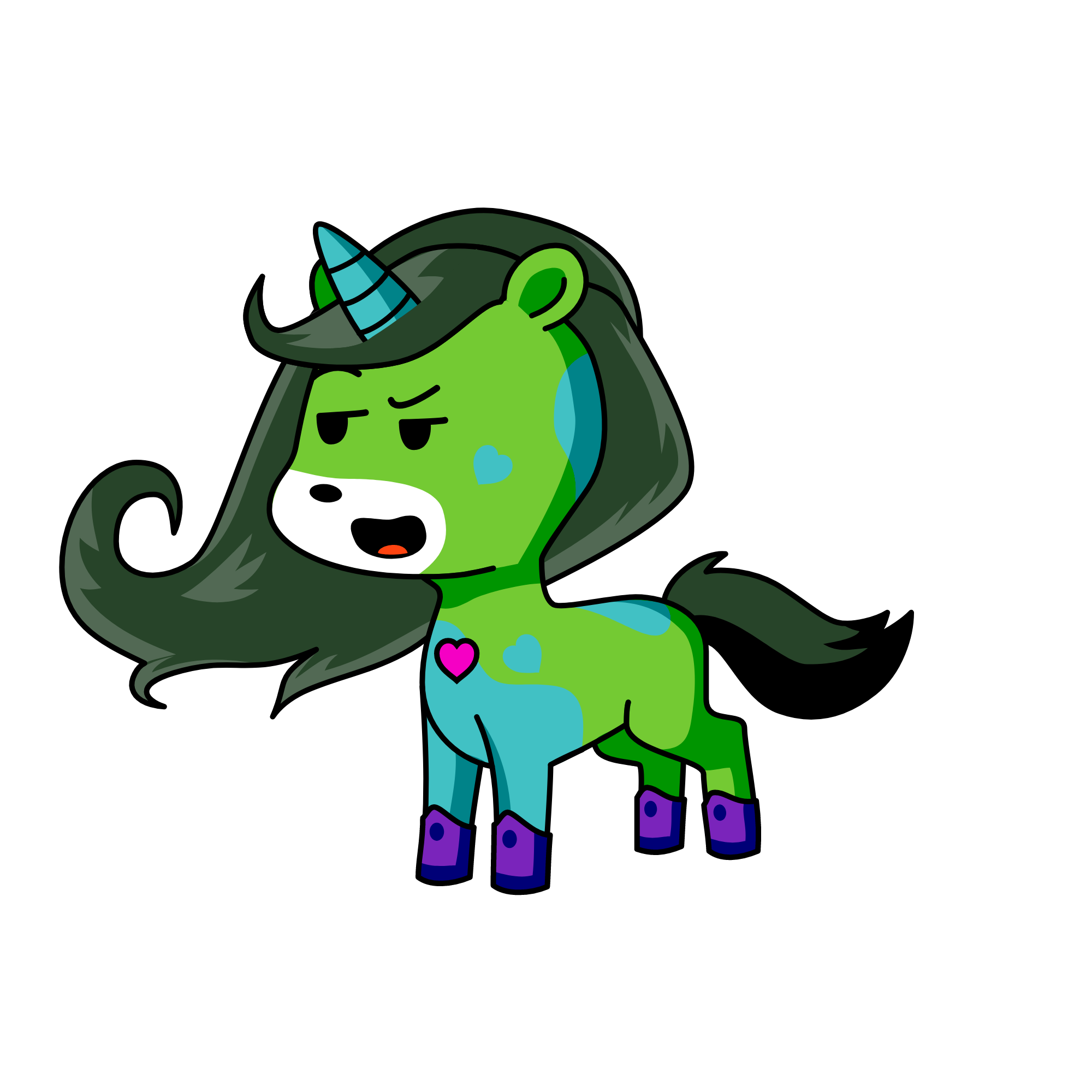 hachura, the unicorn