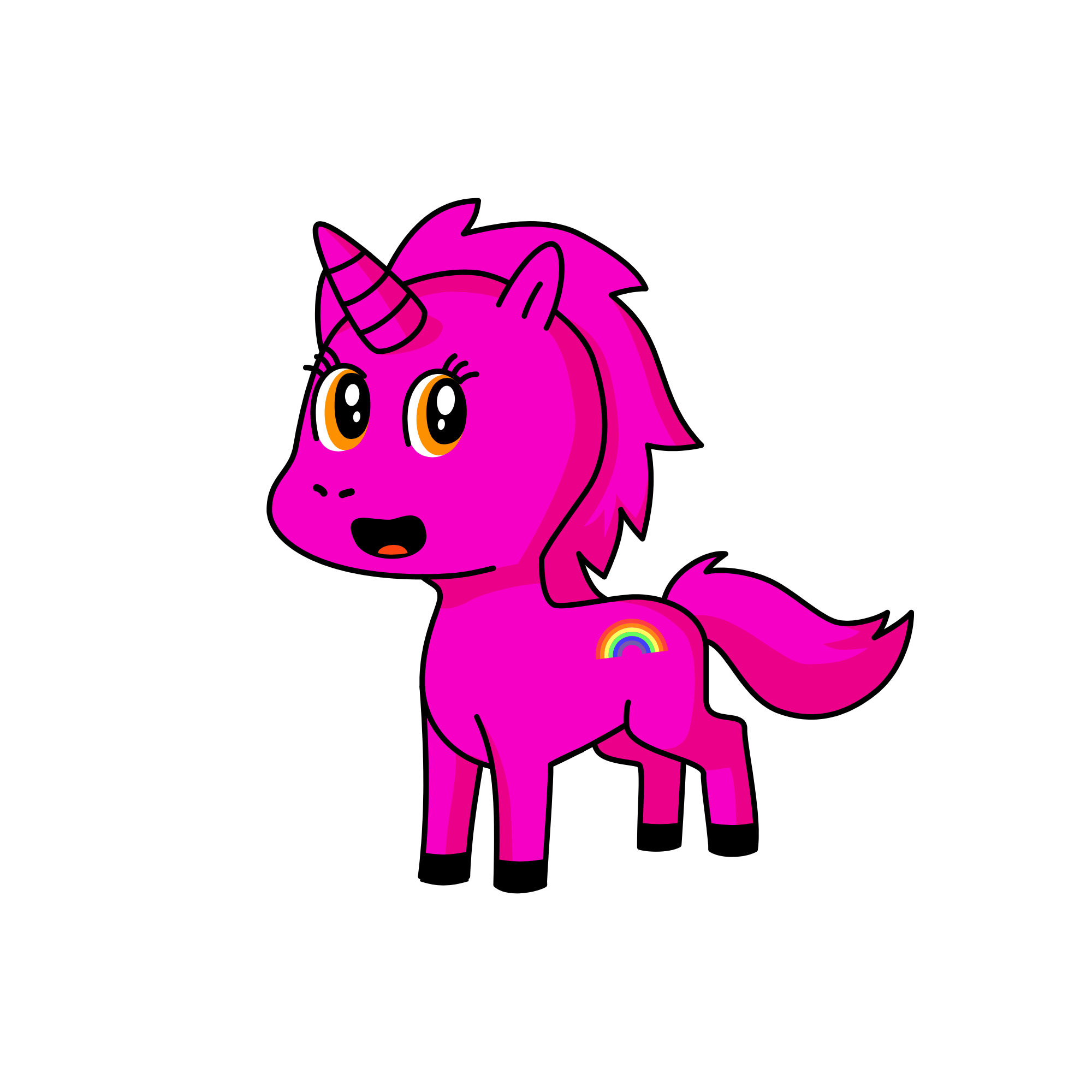 Cheer Unicorn, the unicorn