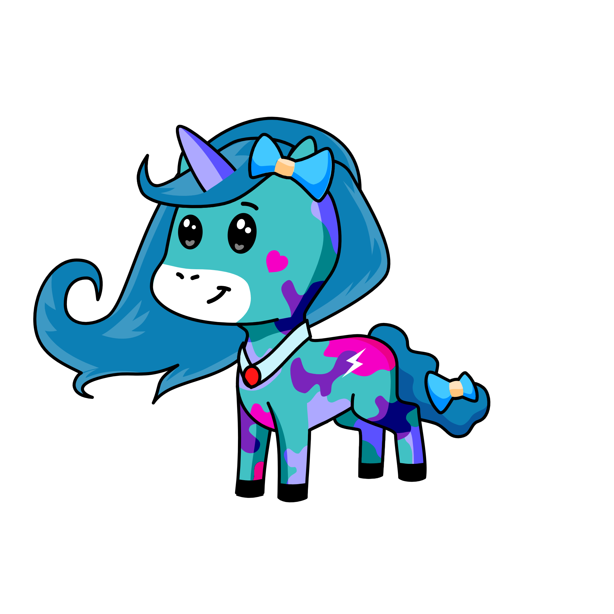 fluf fluf, the unicorn