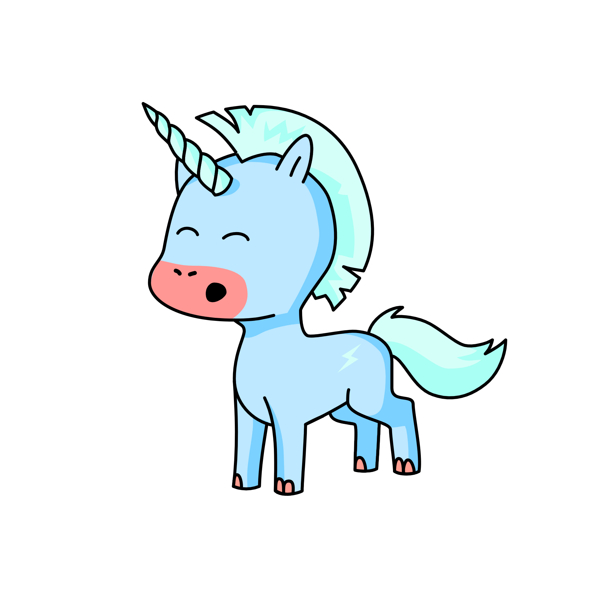 Ice, the unicorn
