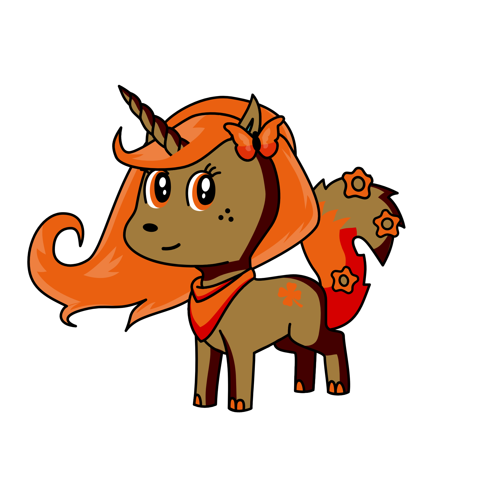 squirrel, the unicorn