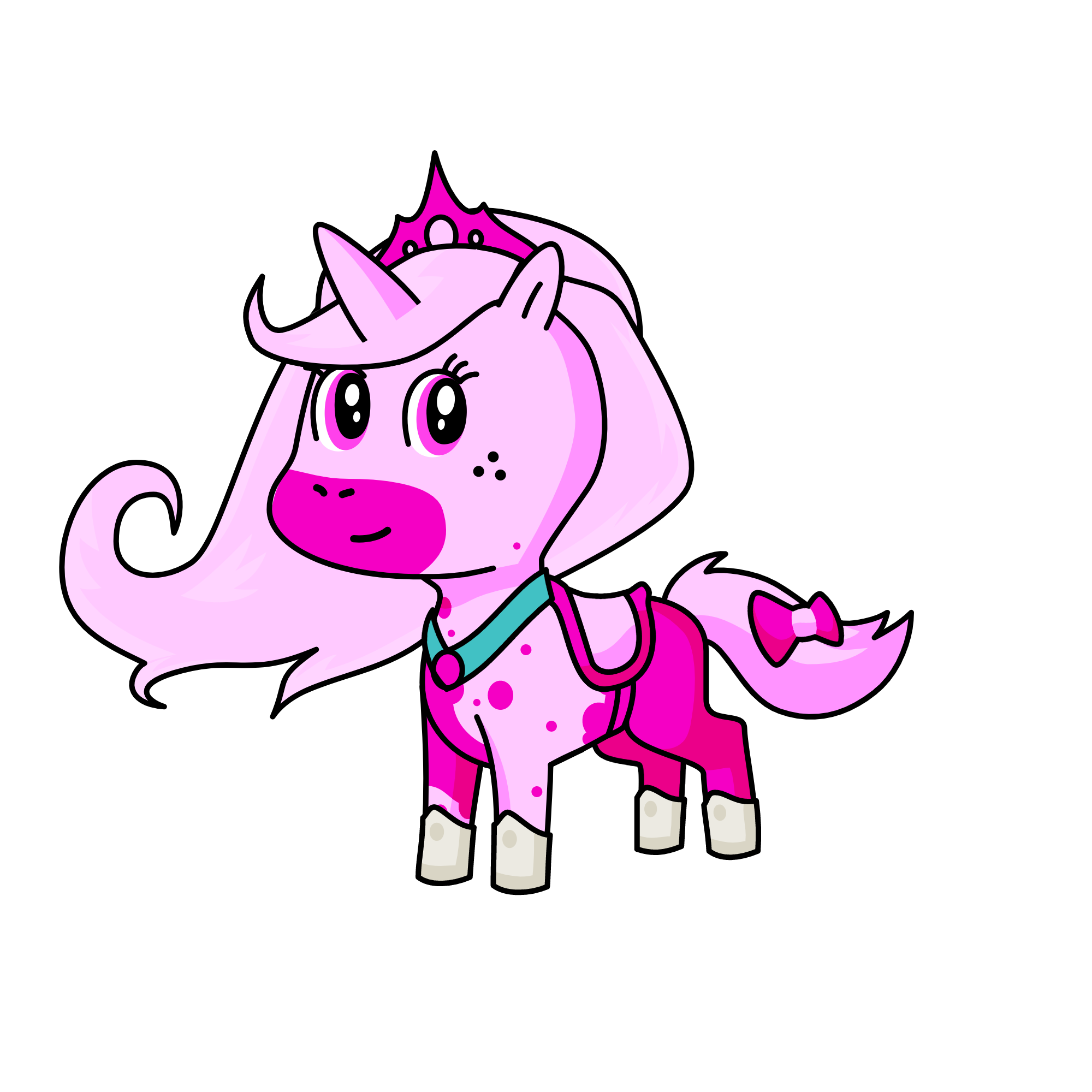 pinky, the unicorn