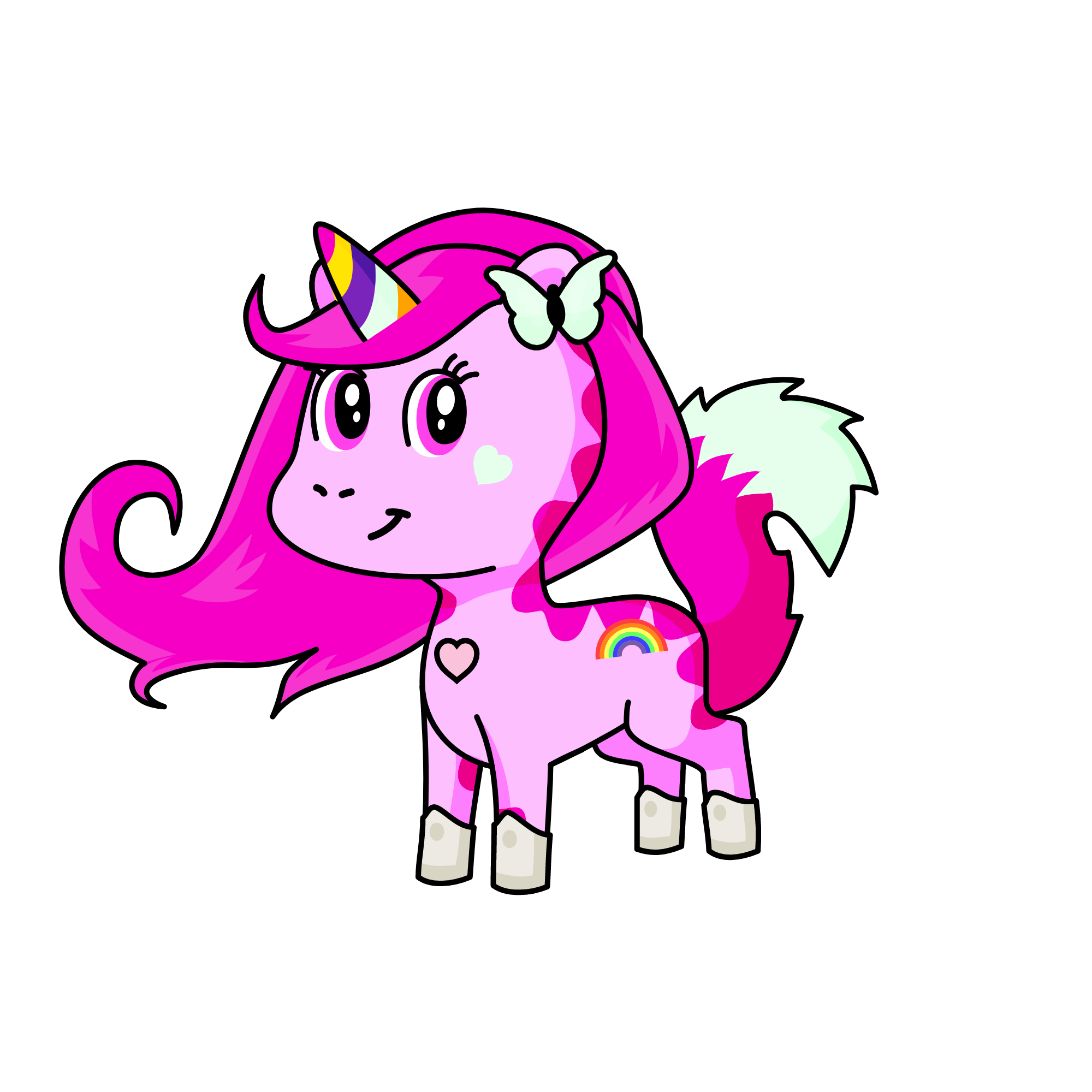 coral, the unicorn