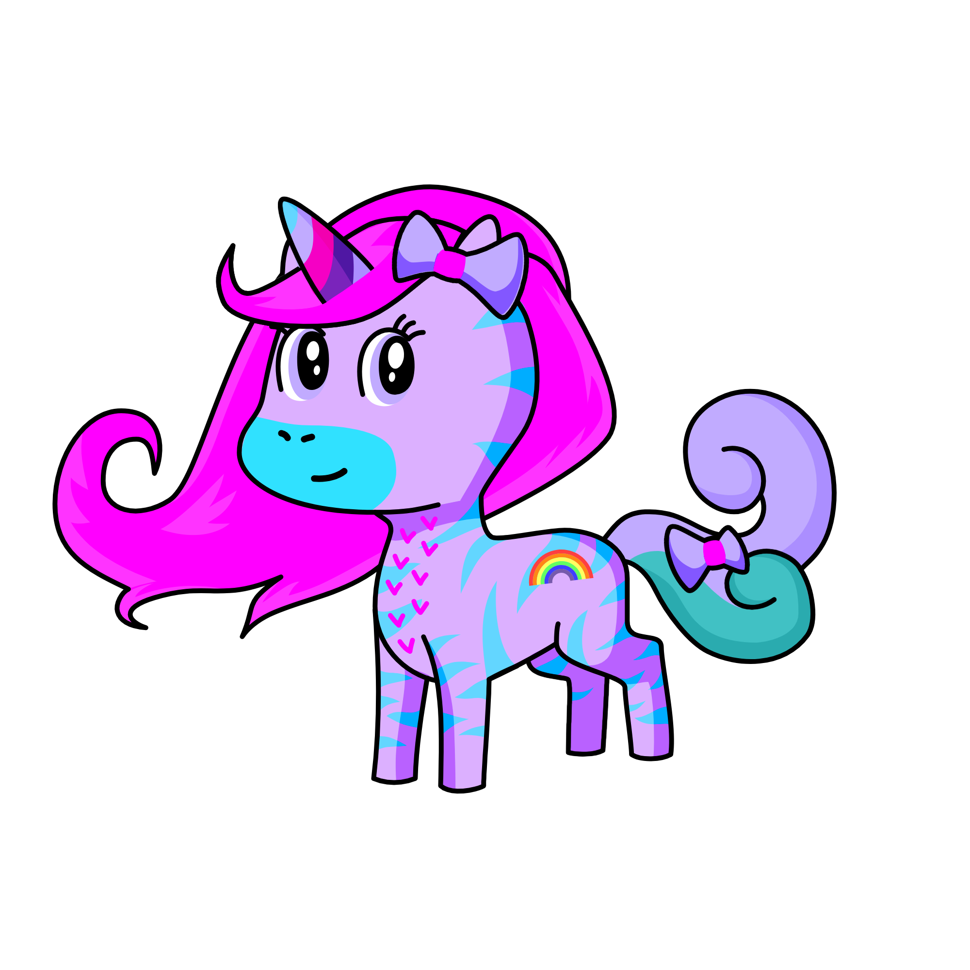 rasberry, the unicorn
