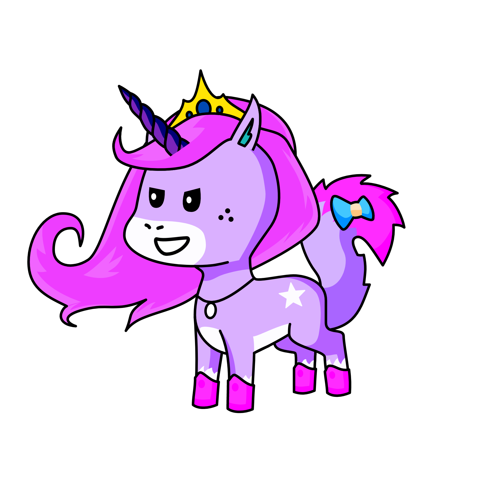 f, the unicorn