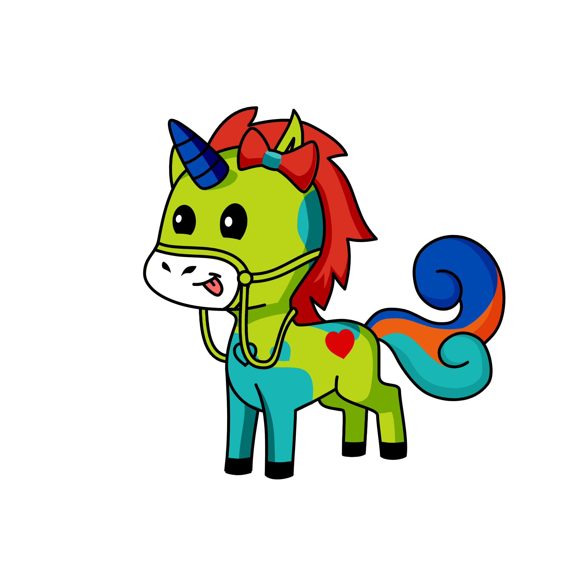 f, the unicorn