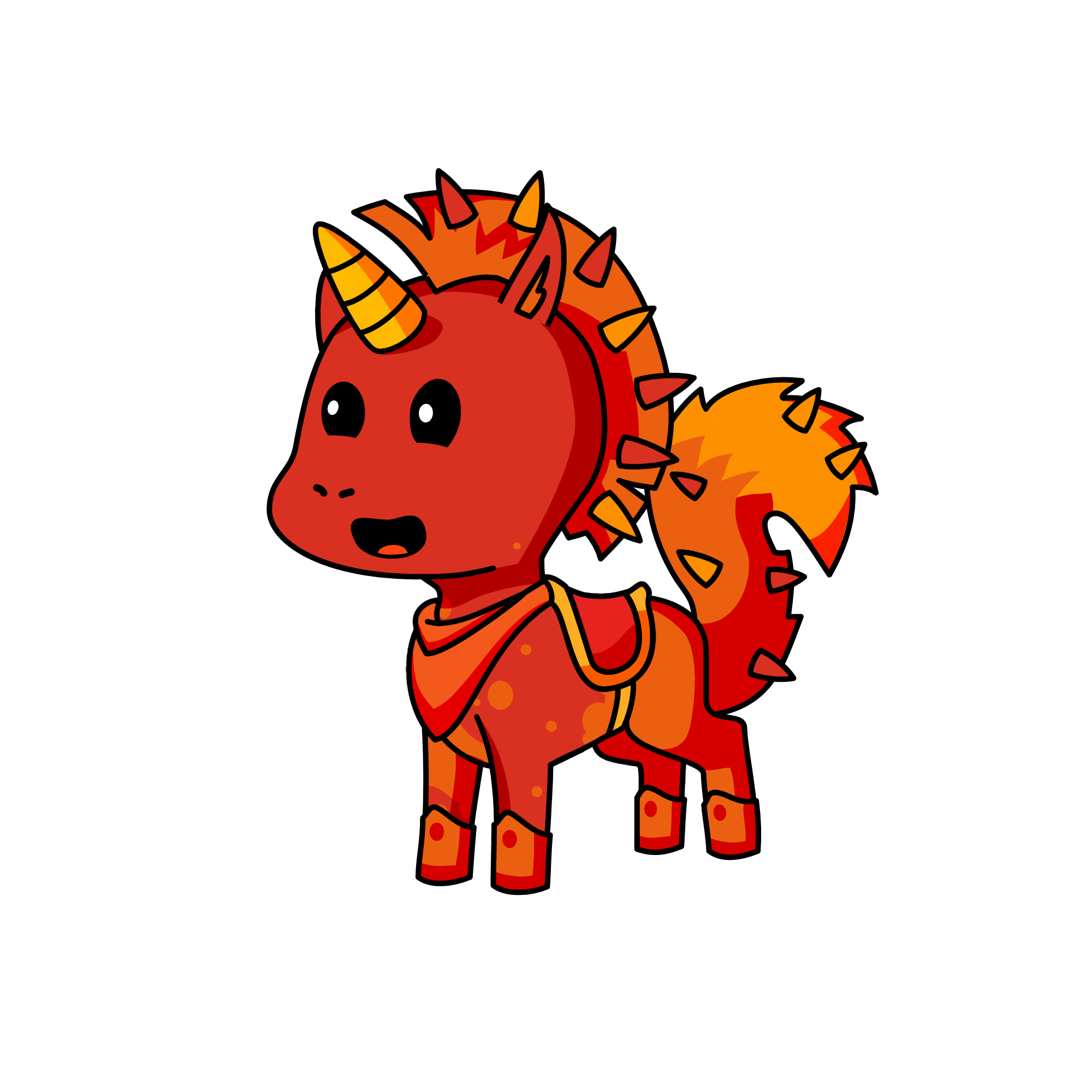 Fire, the unicorn