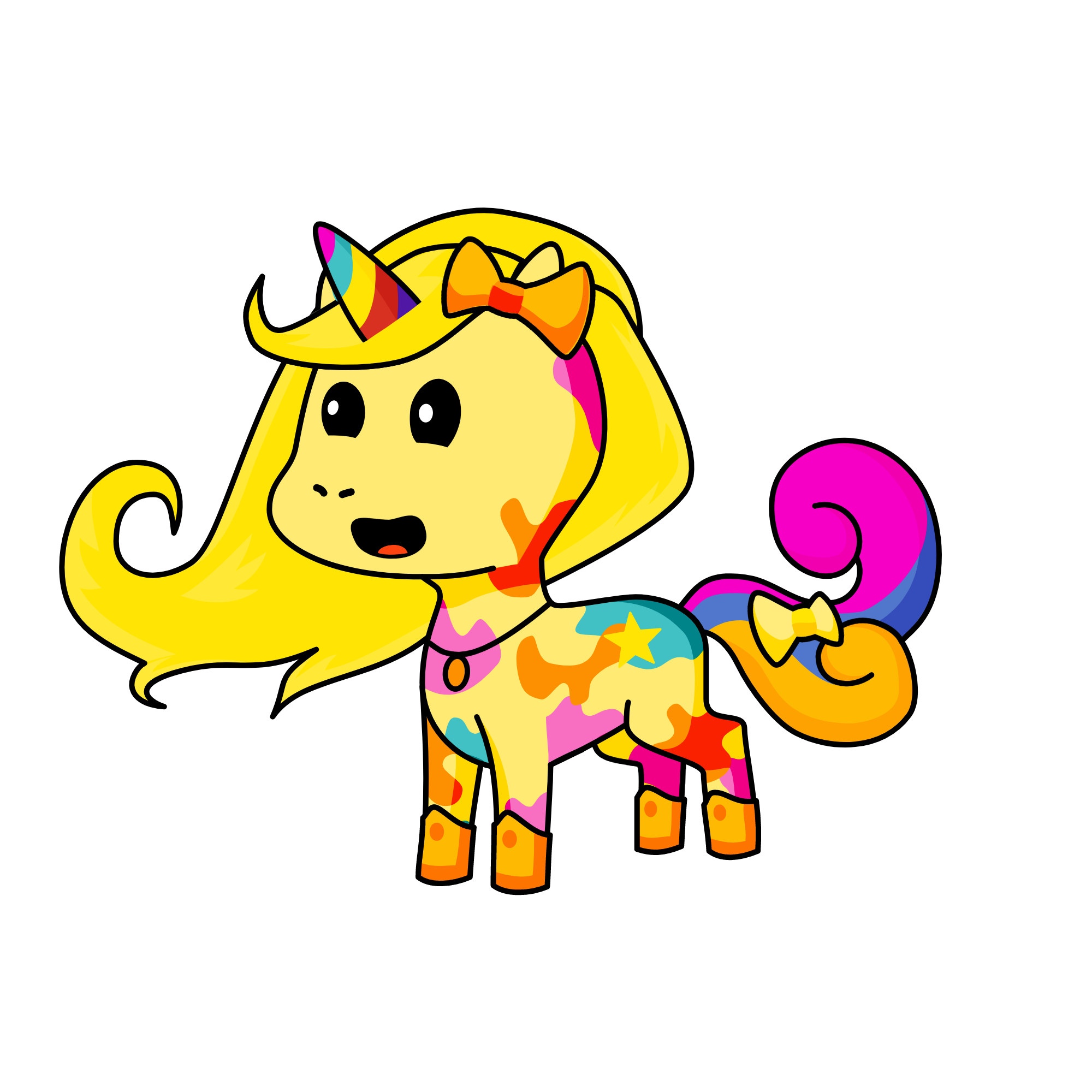 Pea, the unicorn