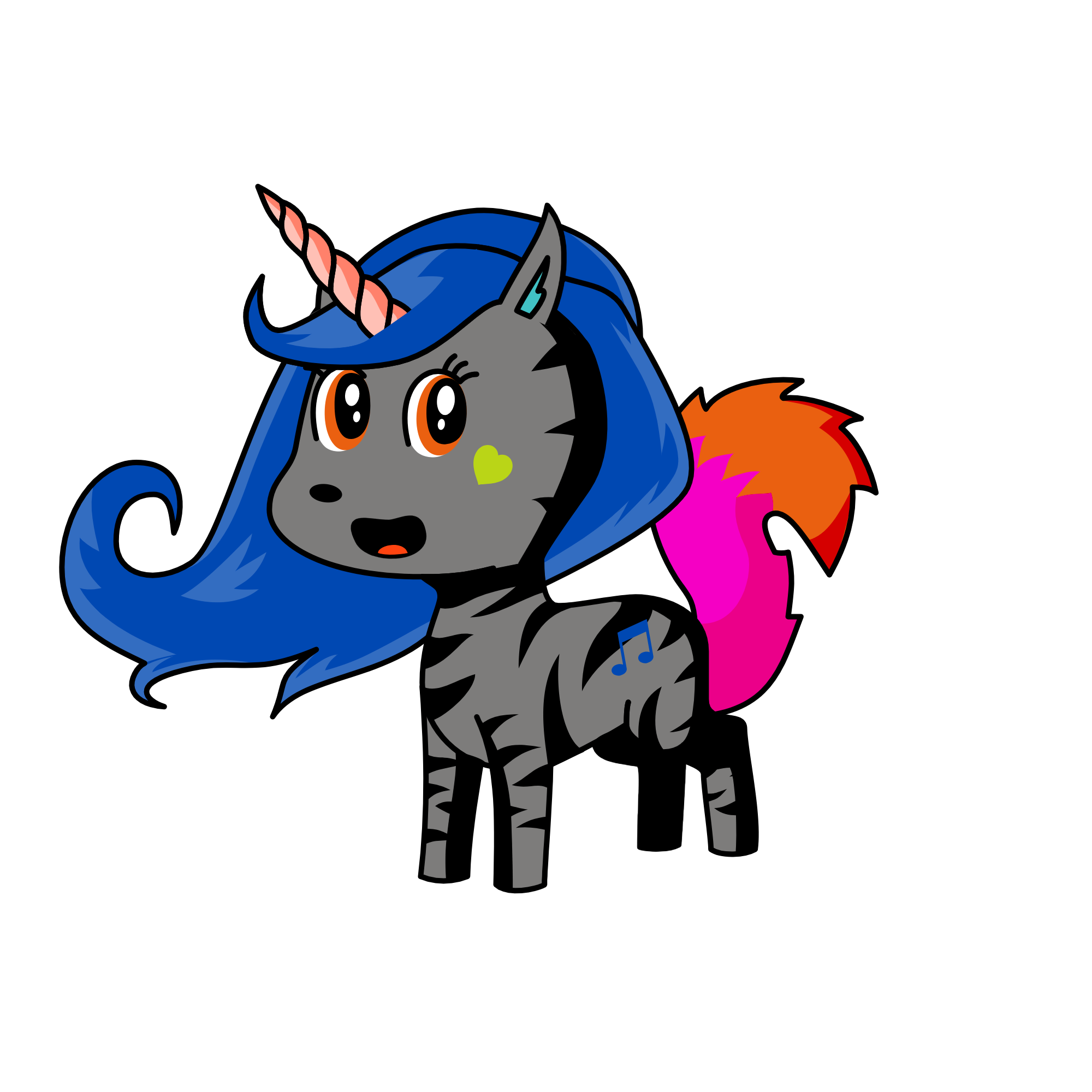 meu meu , the unicorn