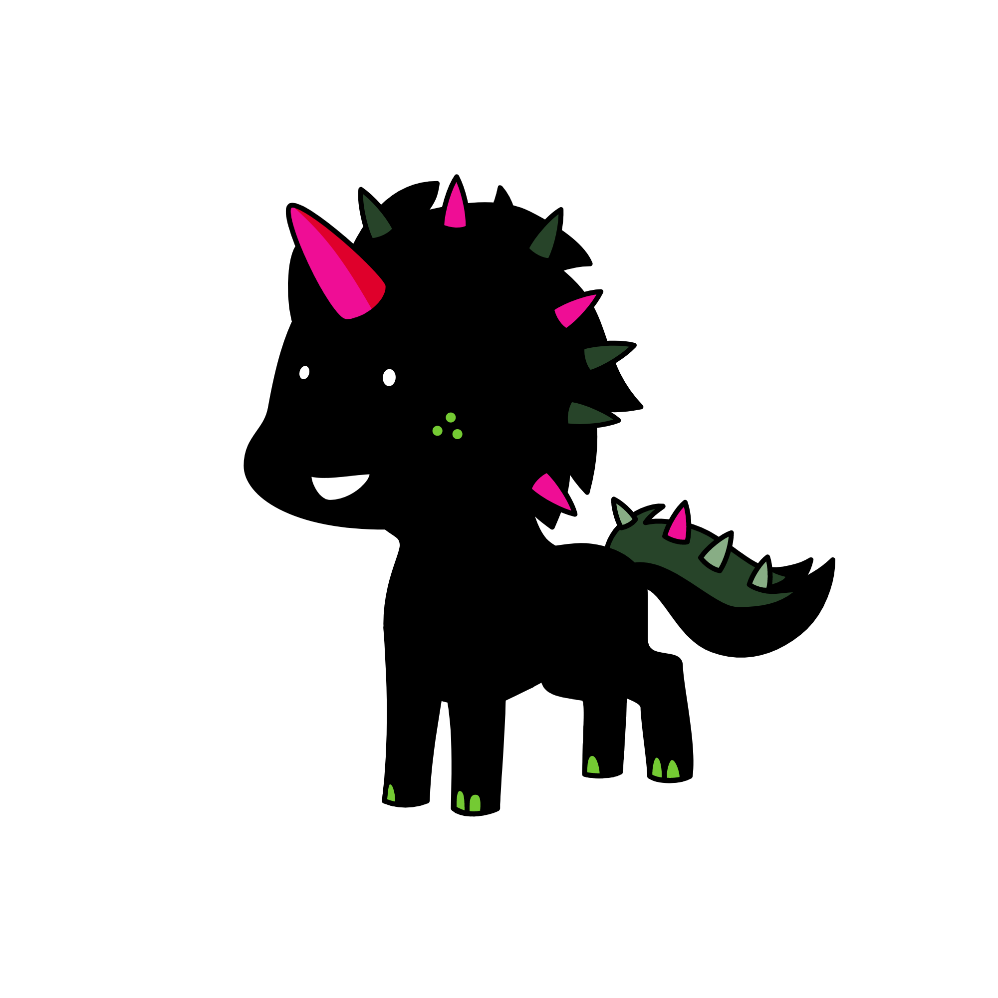 I AM GREENIE ONLY BUT I AM EVIL, the unicorn