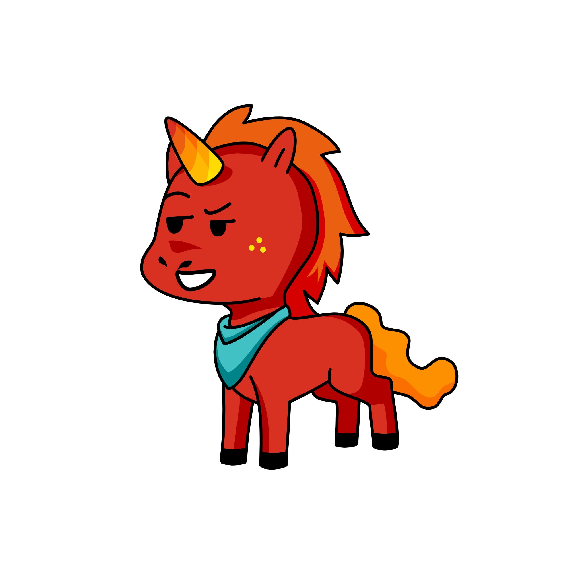 SUN GIRL , the unicorn
