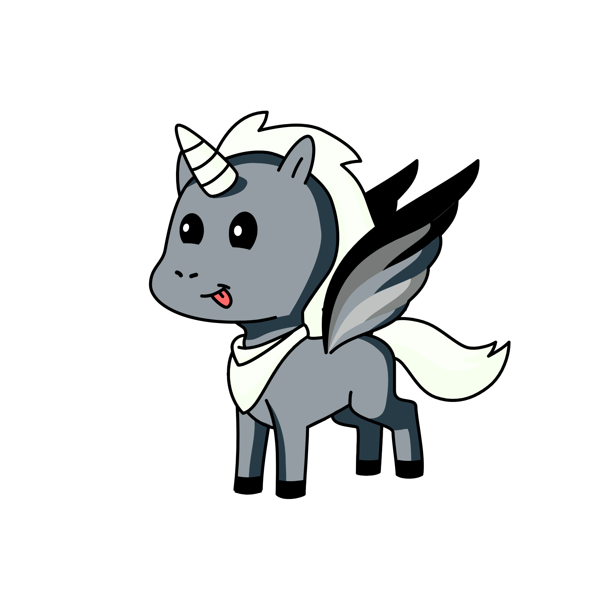 Evan~Likes chicken~Wants food, the unicorn