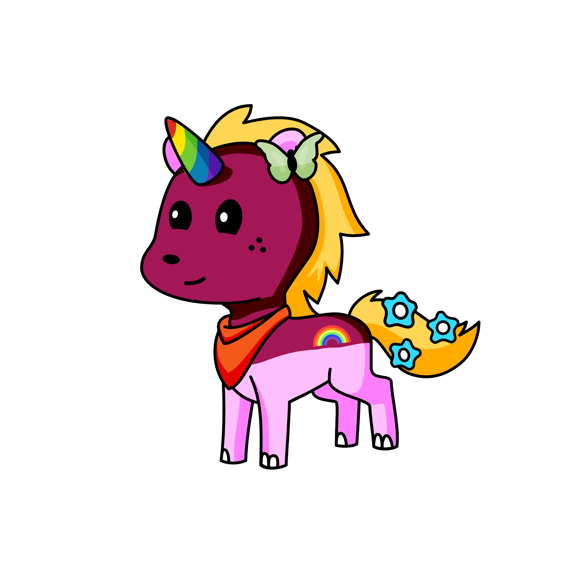 ticky, the unicorn