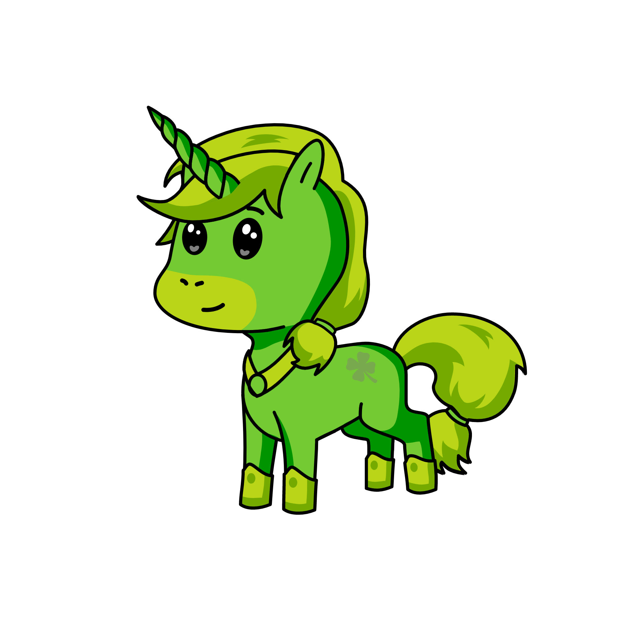clover, the unicorn