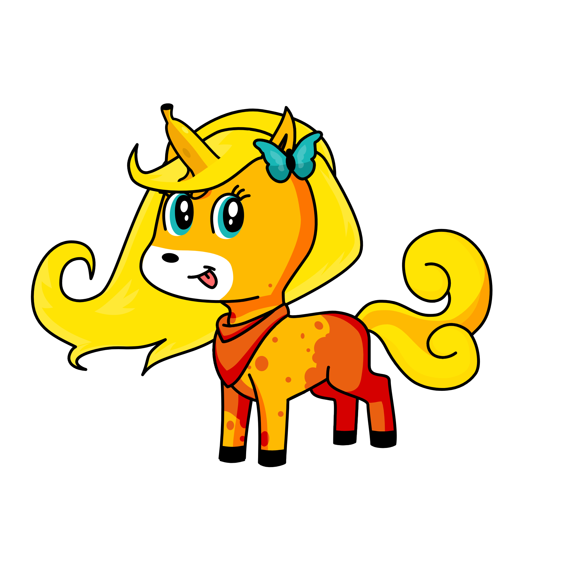 Banana, the unicorn