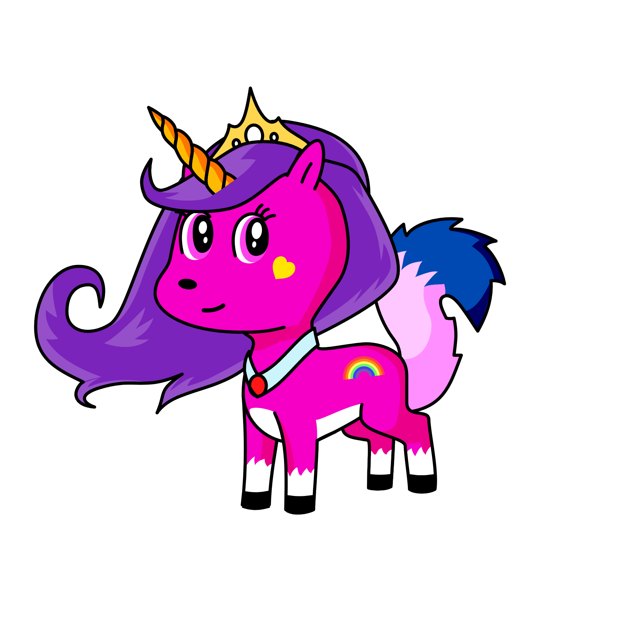 pinky, the unicorn