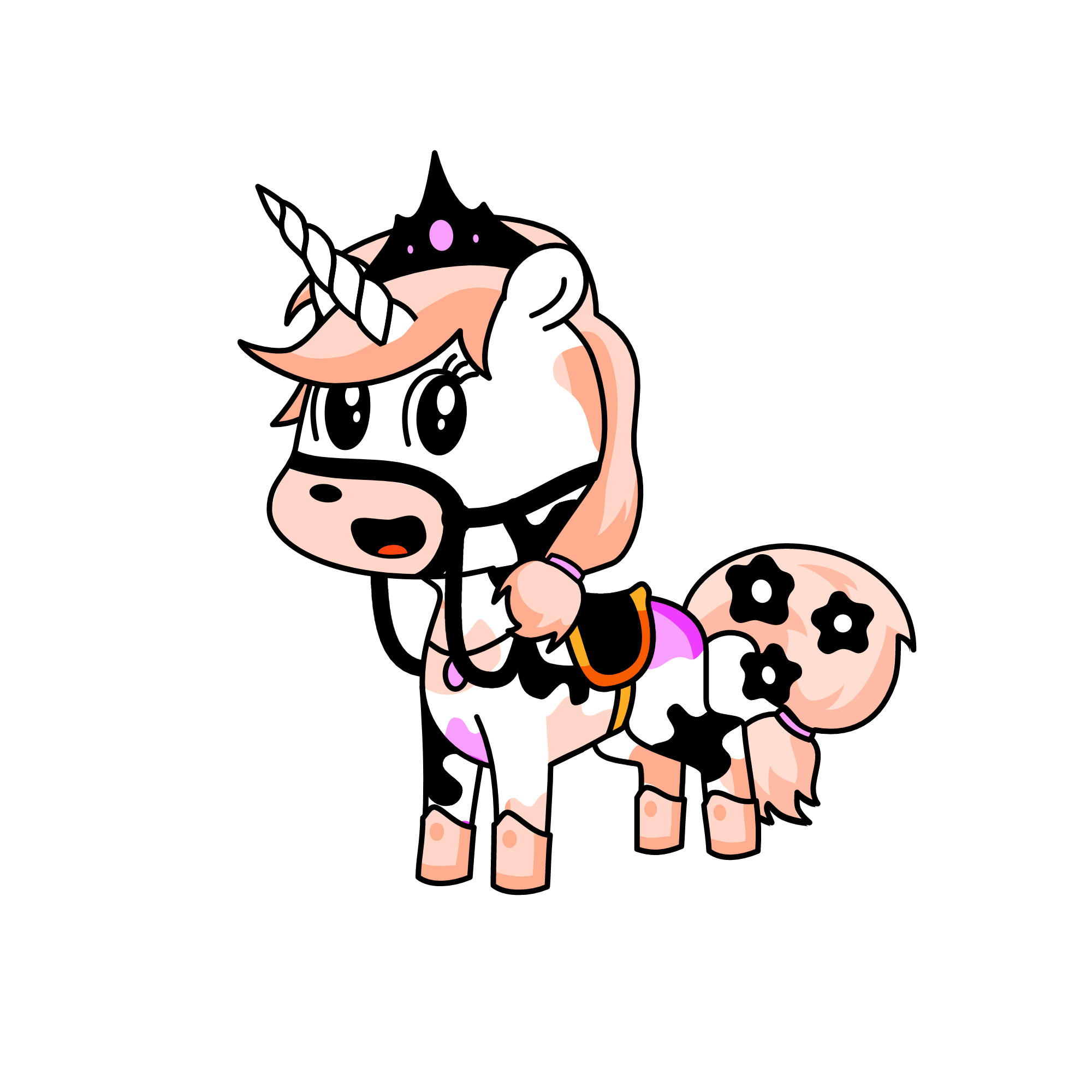 queen of candy, the unicorn