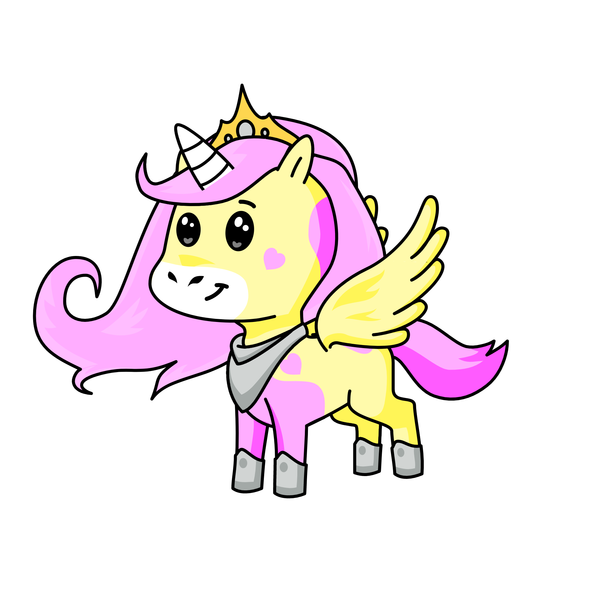 Fluttershy, the unicorn