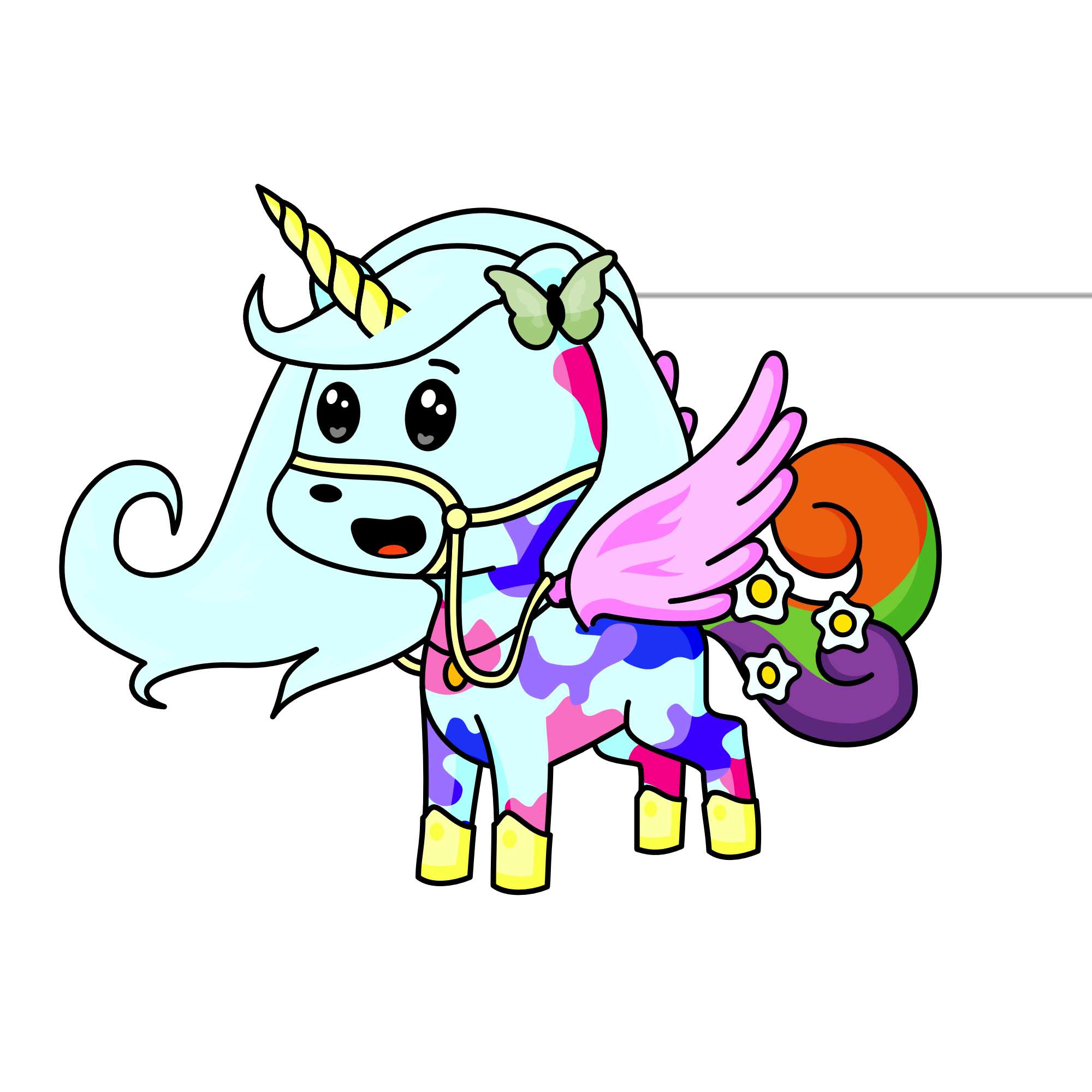 bright sky, the unicorn