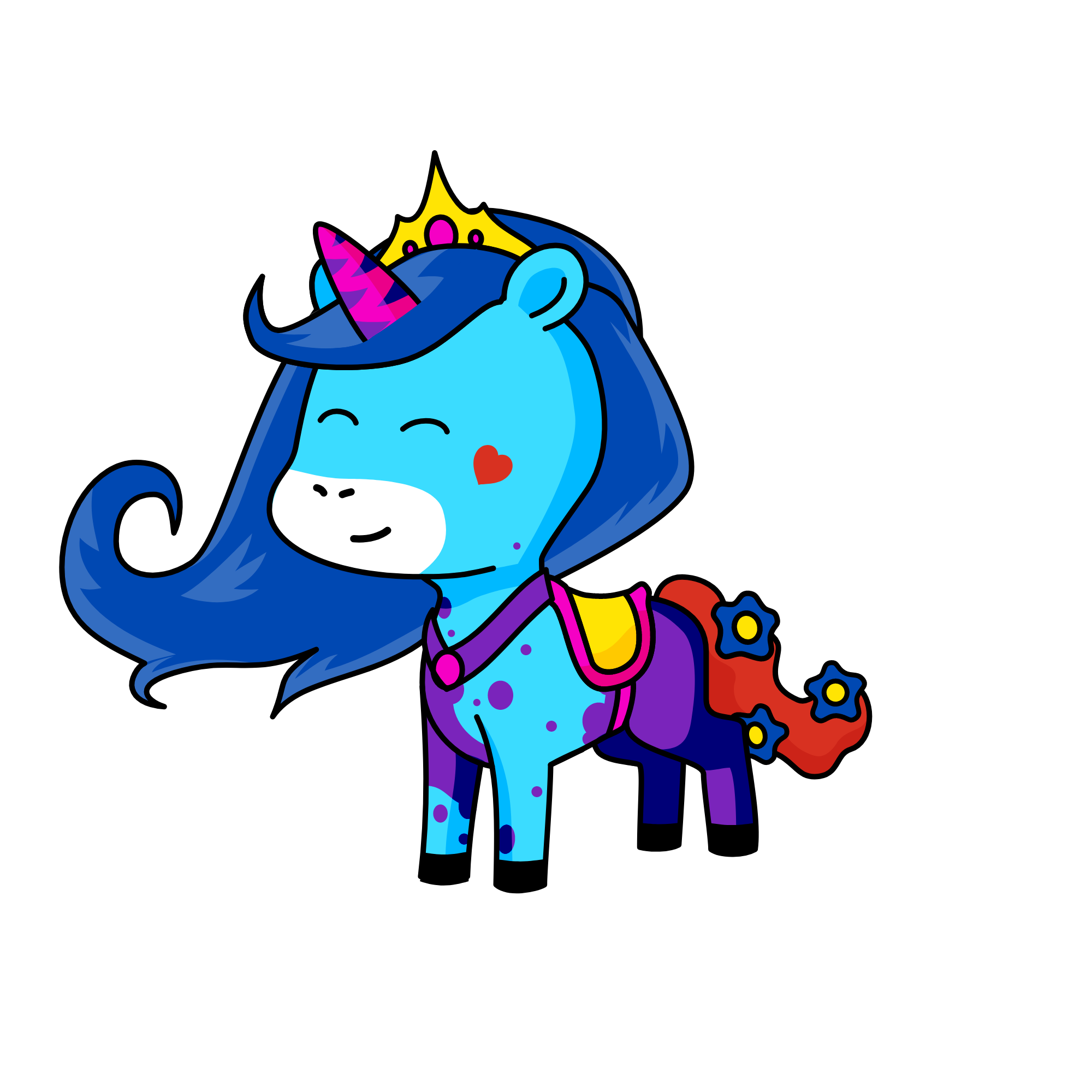 Bon Bon, the unicorn