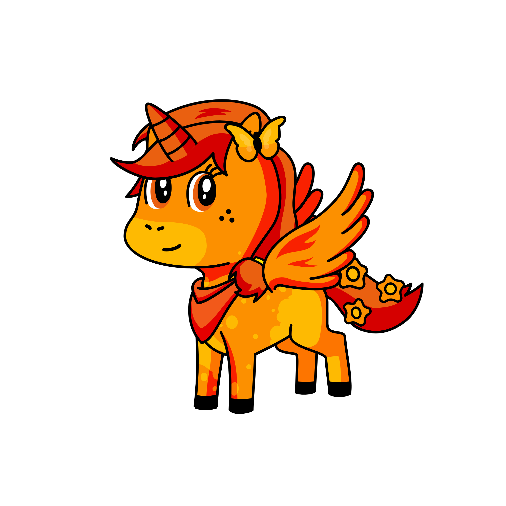 Naranjita, the unicorn
