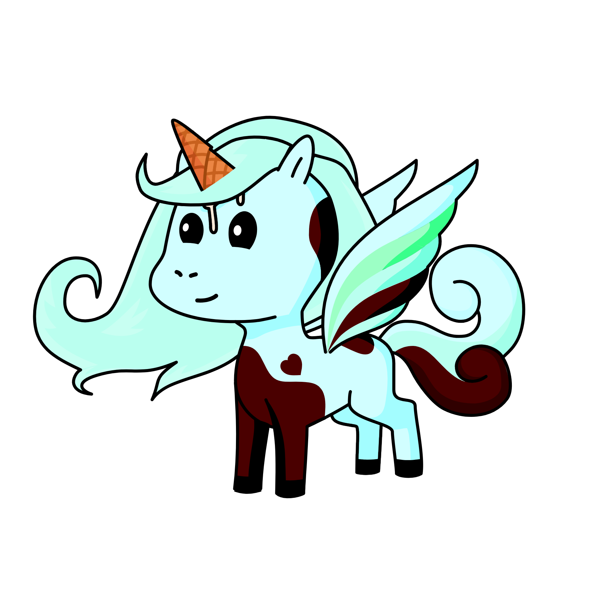 Mint chip, the unicorn