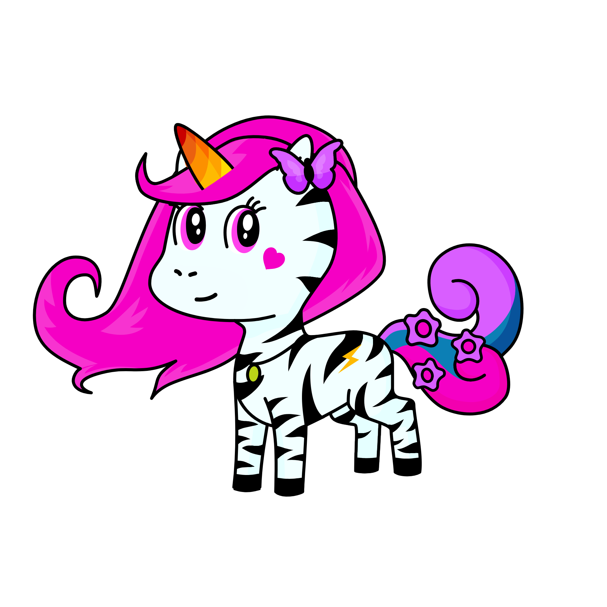 rainbow, the unicorn