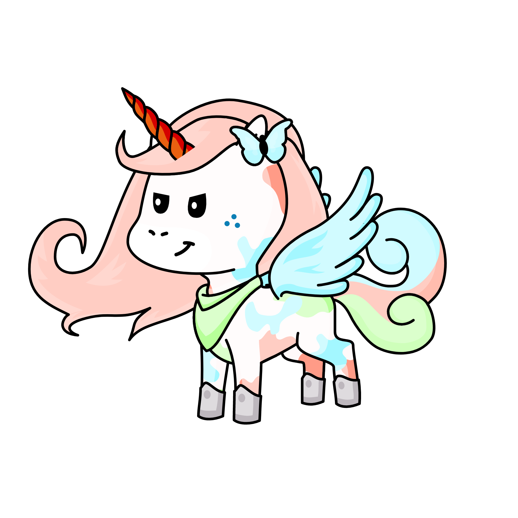 power puff girls, the unicorn