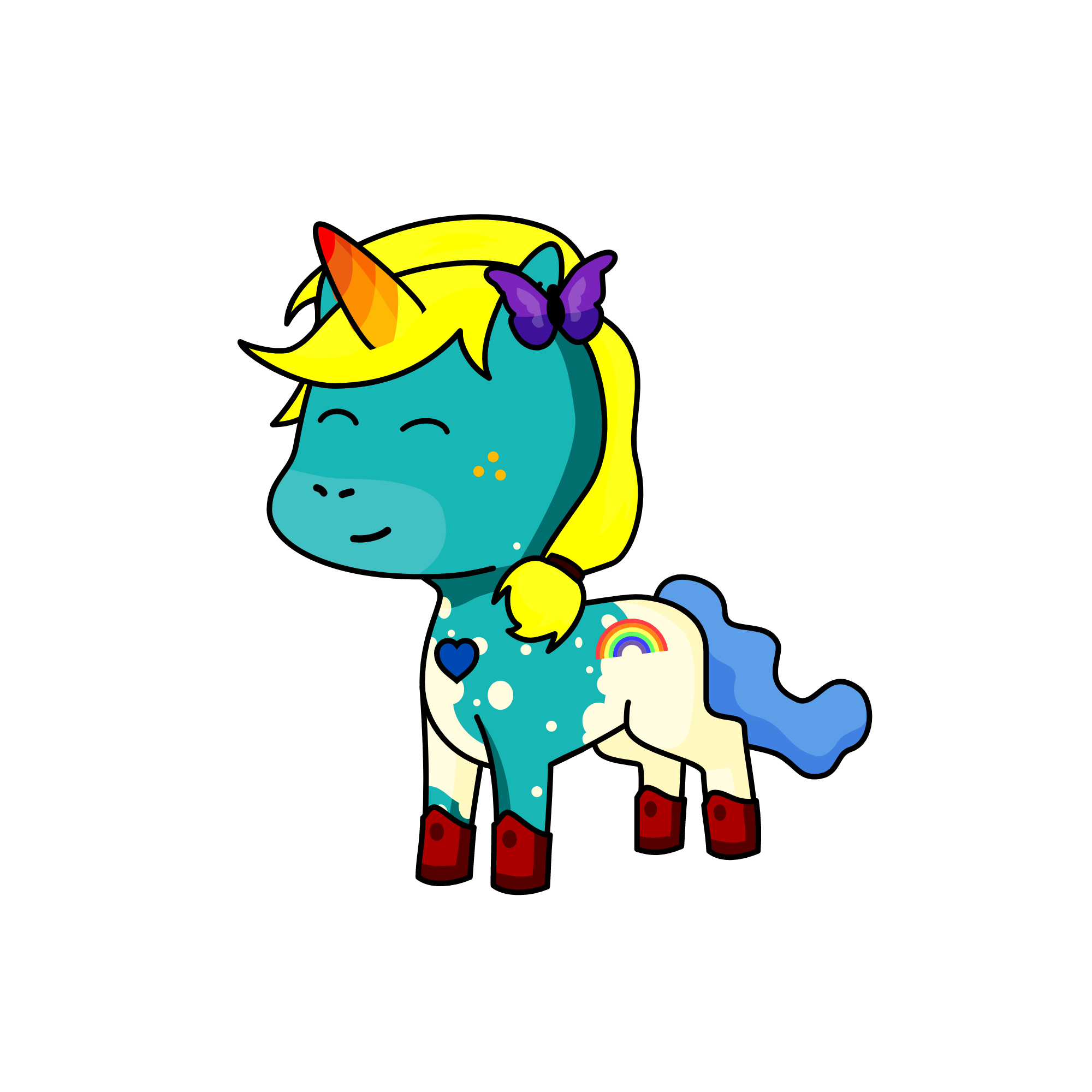 Cwulia, the unicorn