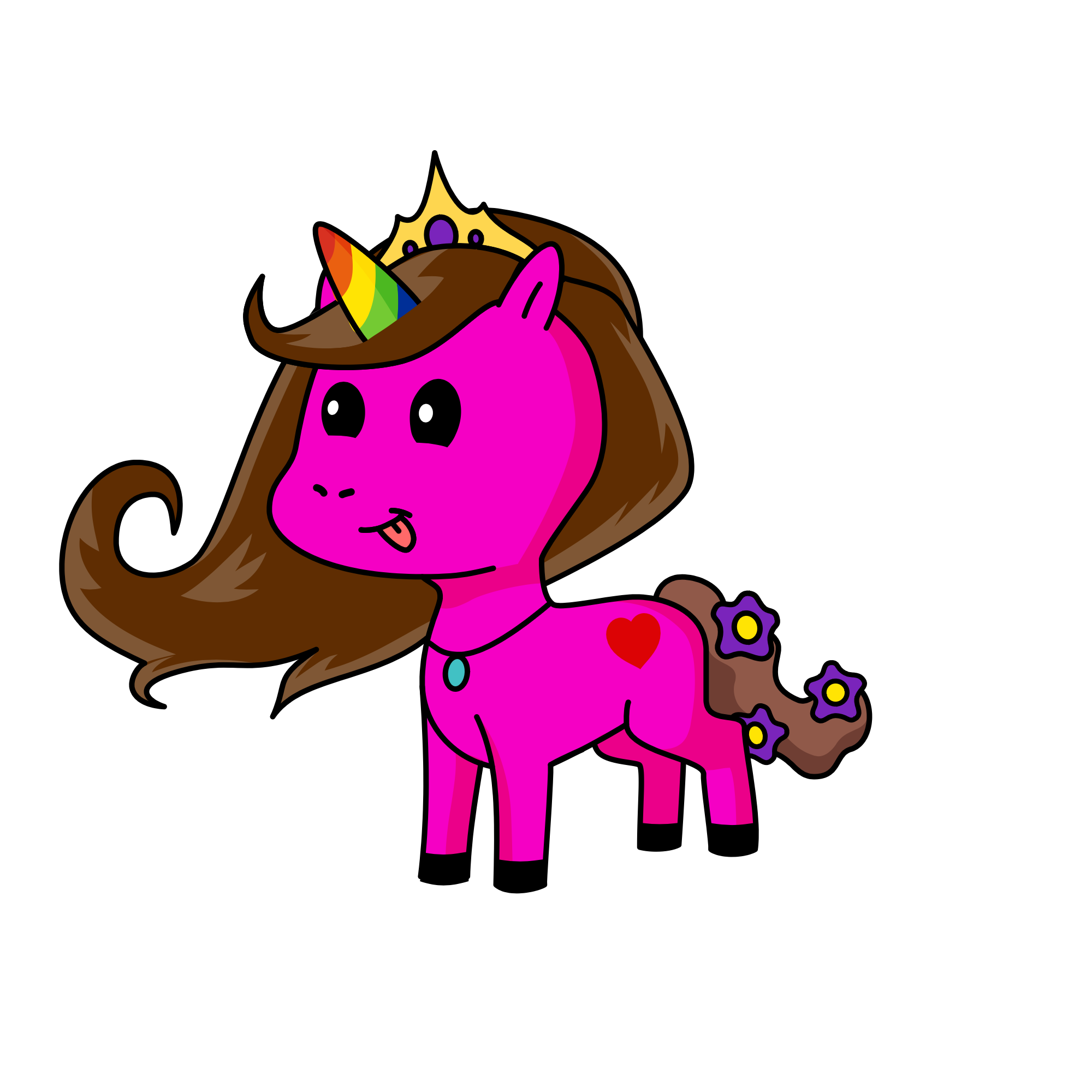Scarlet, the unicorn