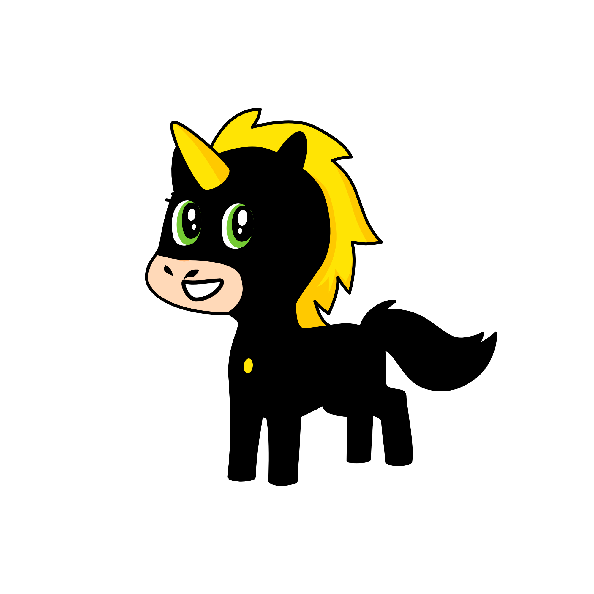 Chat Noir, the unicorn
