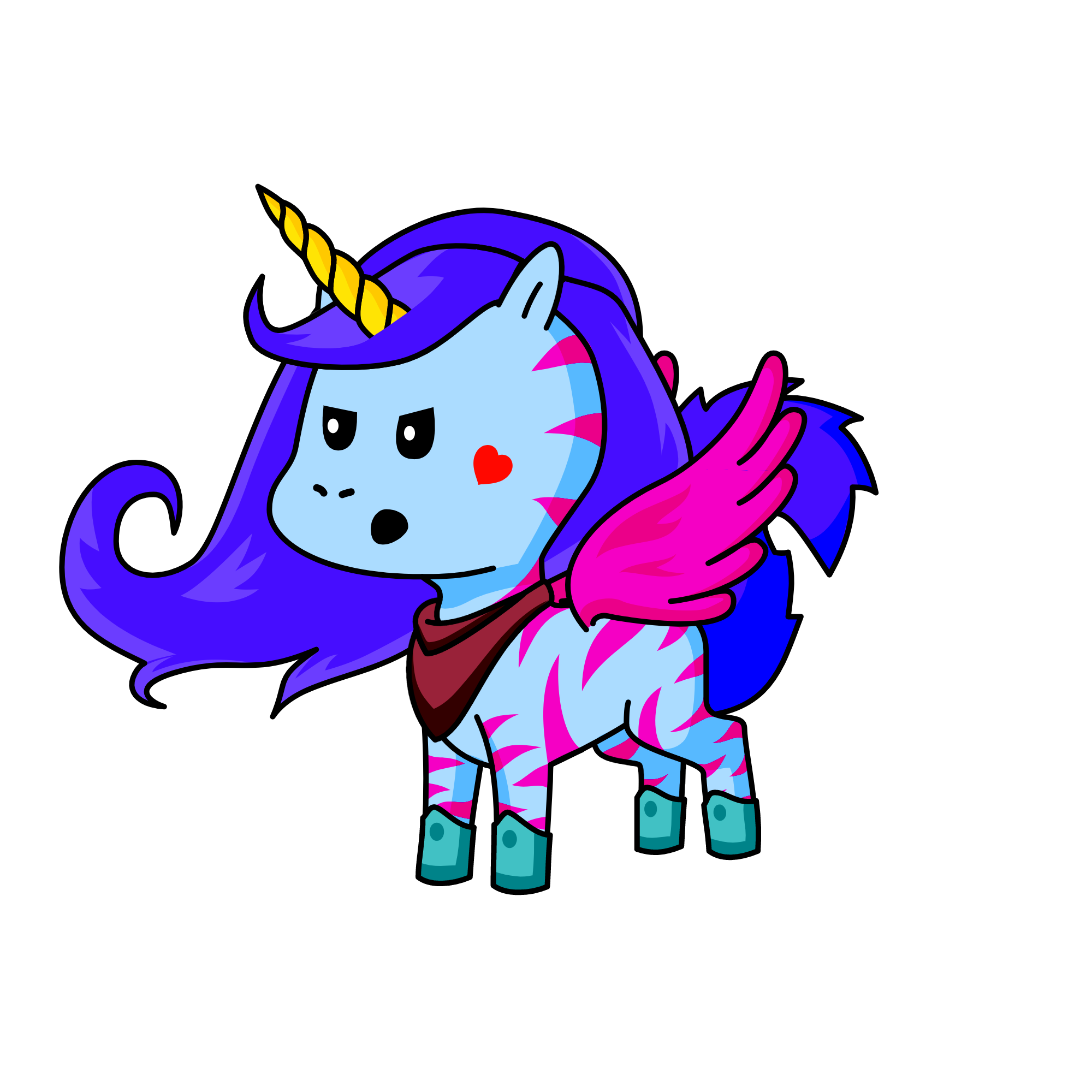 BooBooButt, the unicorn