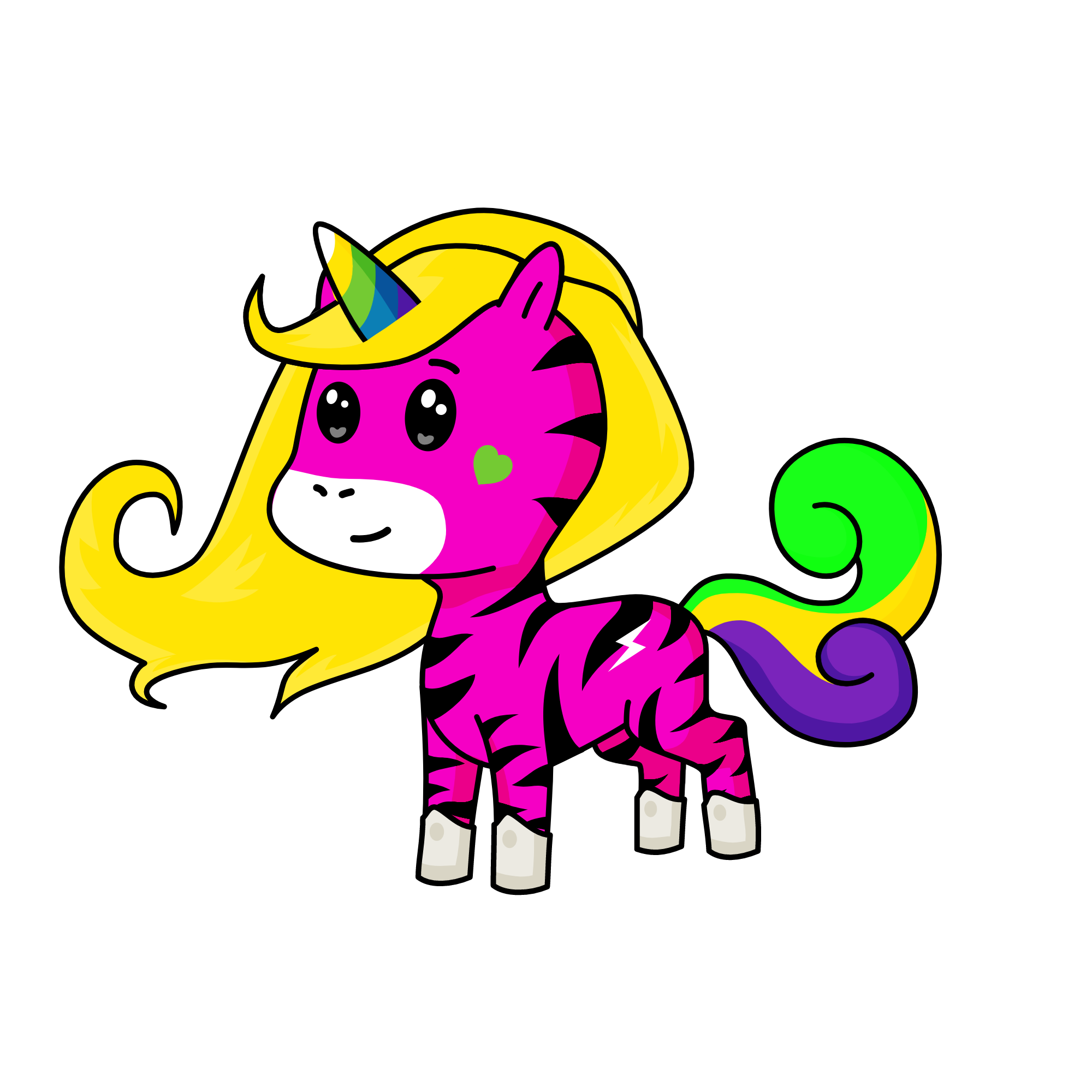 Namaste, the unicorn