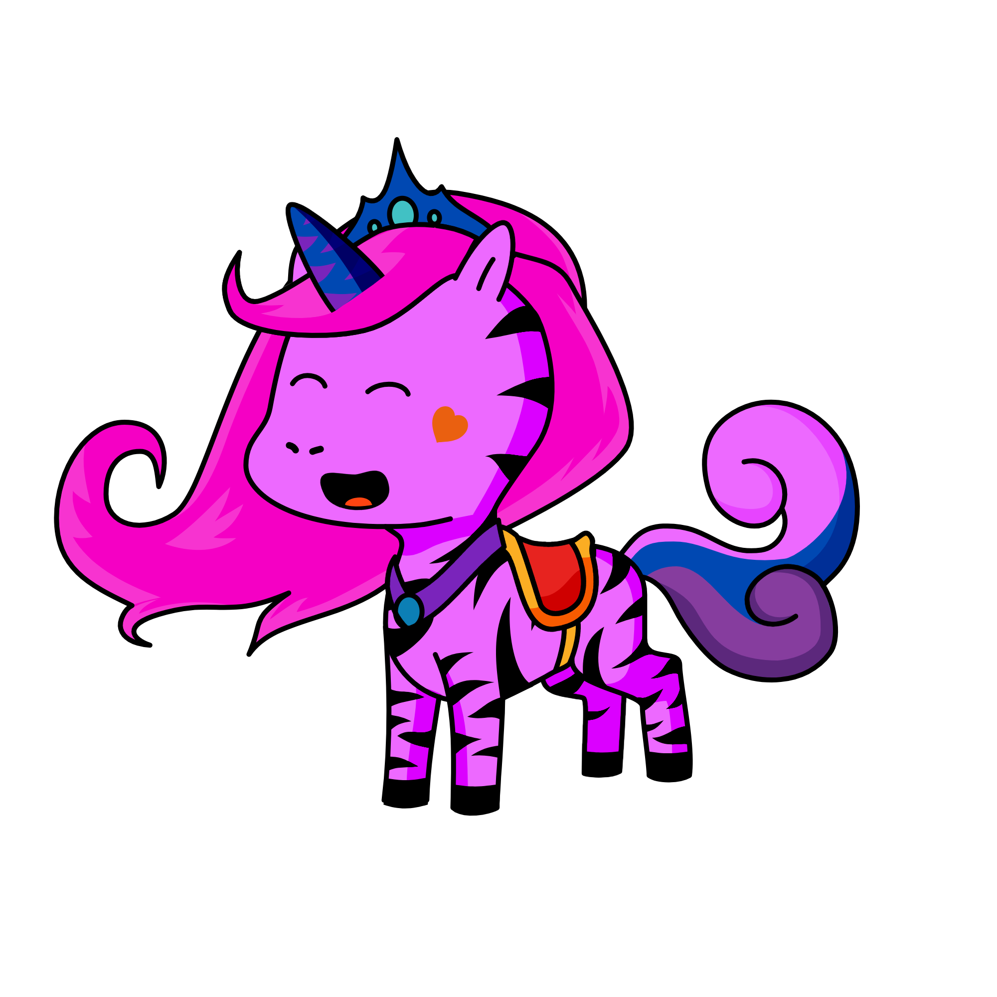 pink, the unicorn