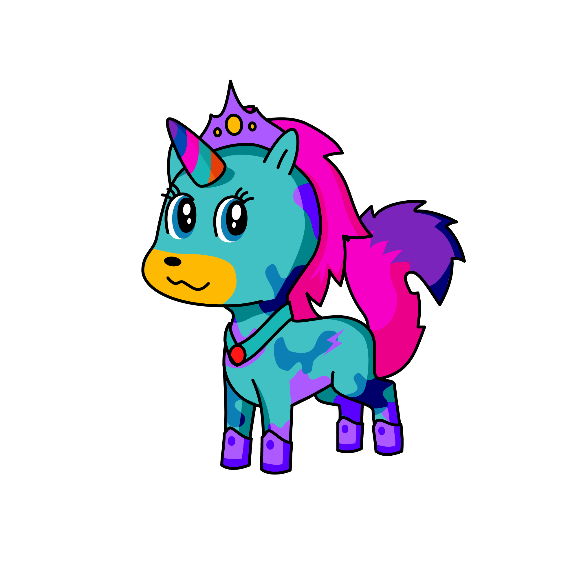 princess, the unicorn