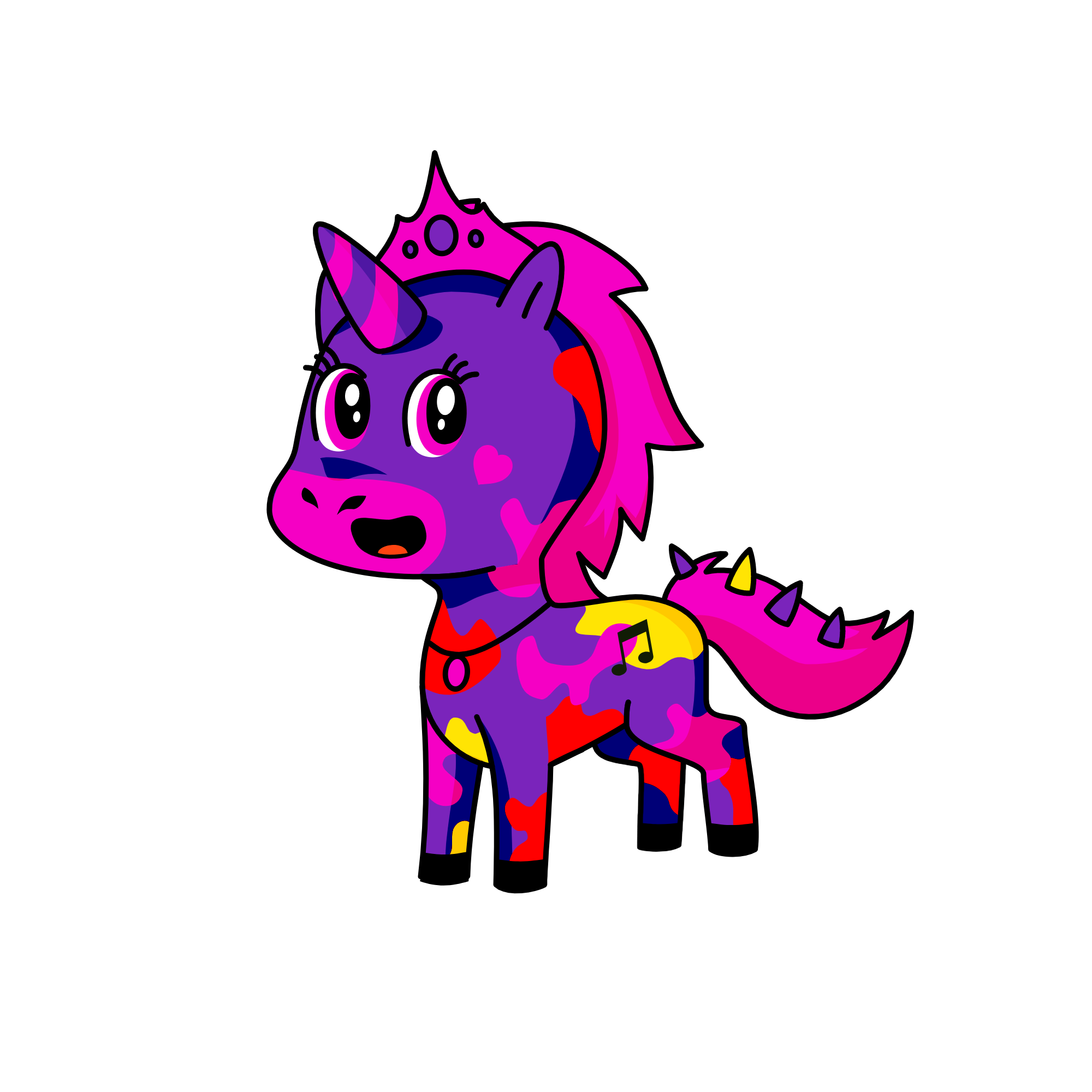 Ichy, the unicorn