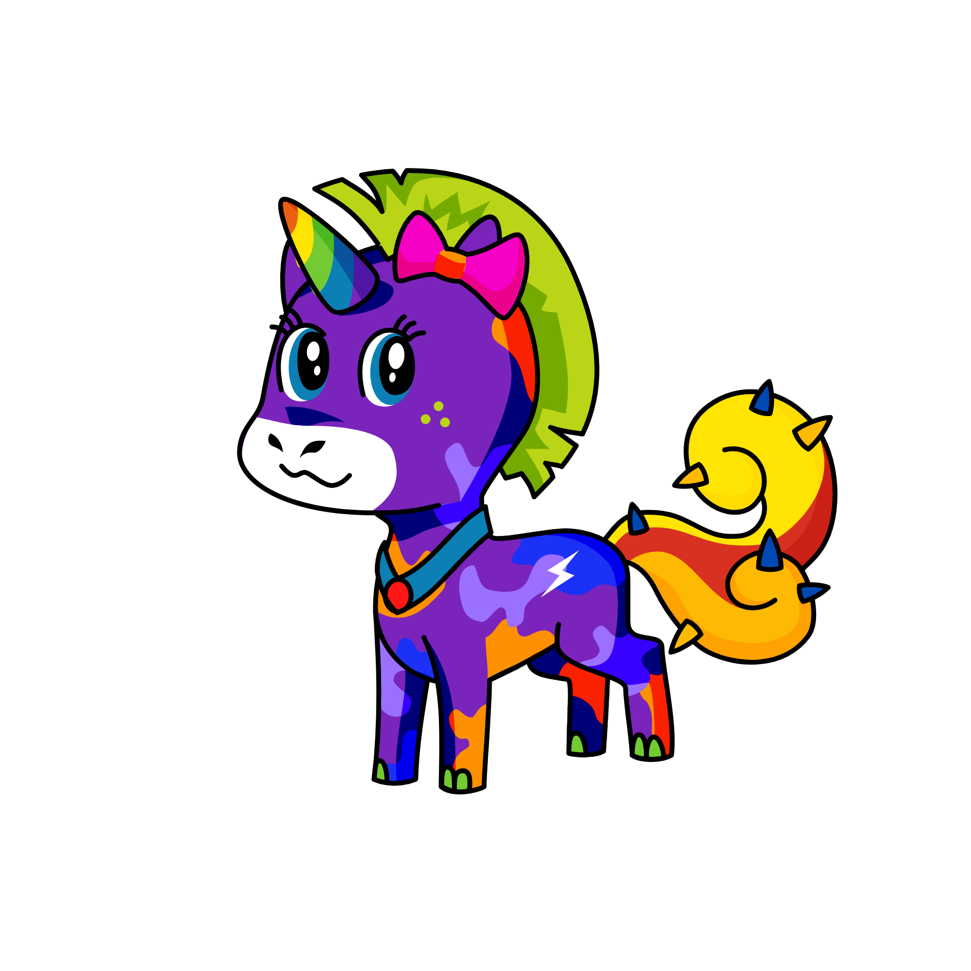 rainbow, the unicorn